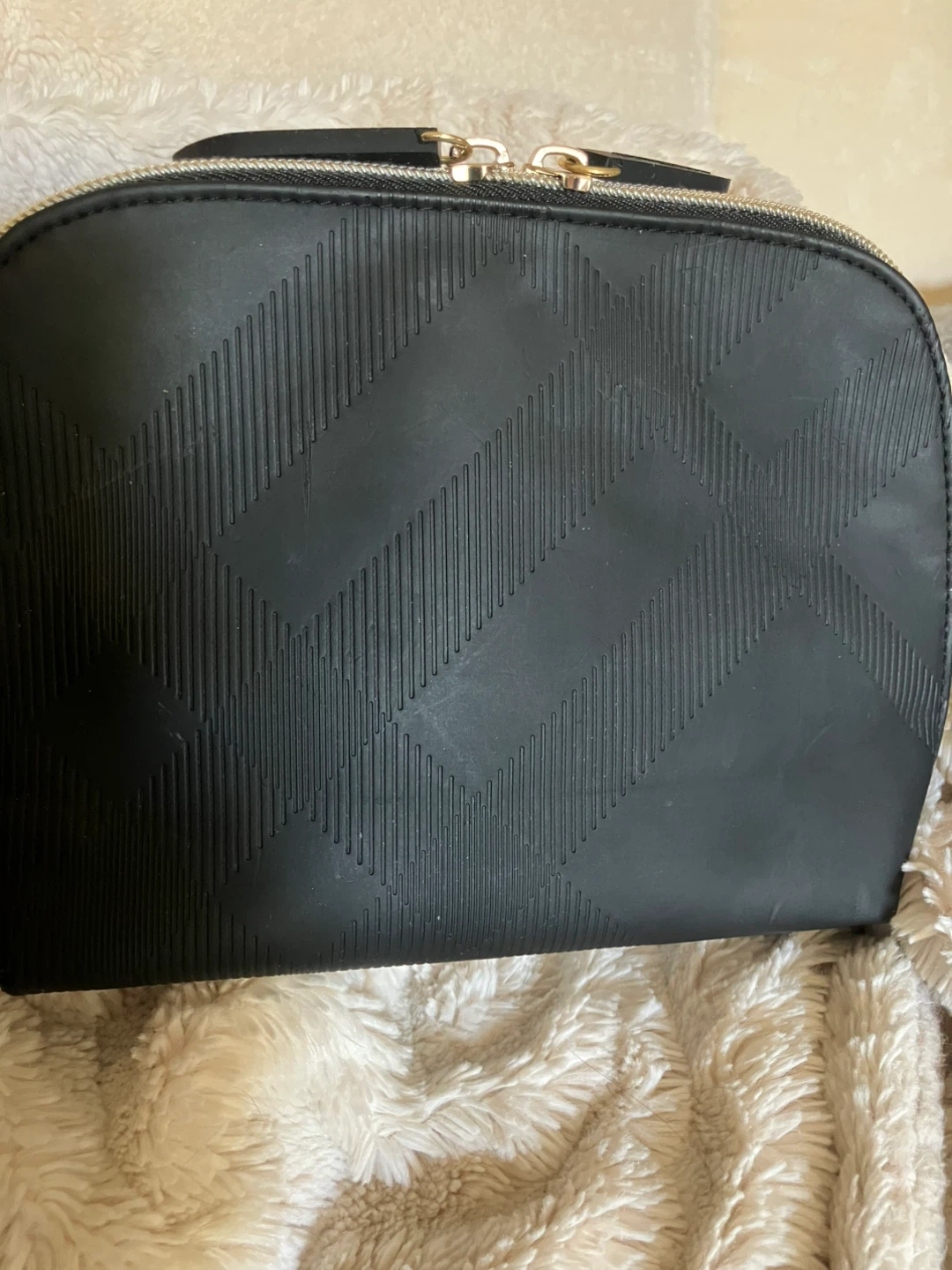 Burberry Beauty Black Cosmetic Bag