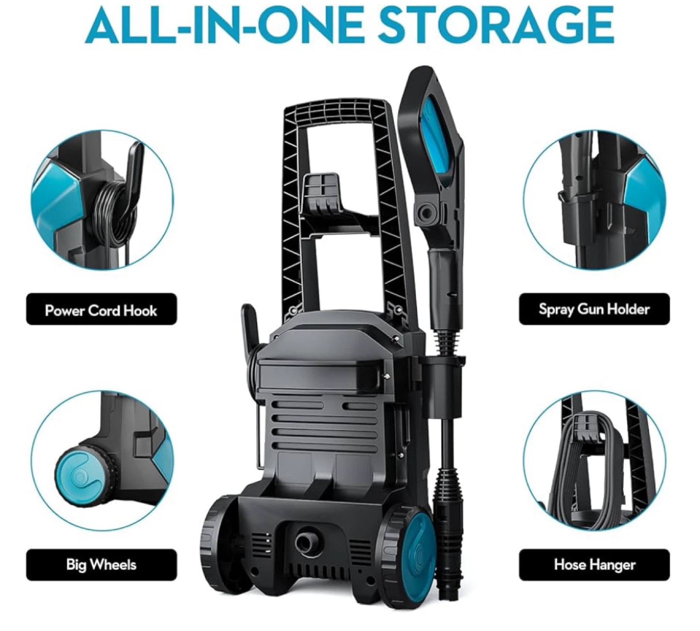 💥NEW💥Electric Pressure Washer 4000 PSI 2.4 GPM with Soap Cannon - photo 2