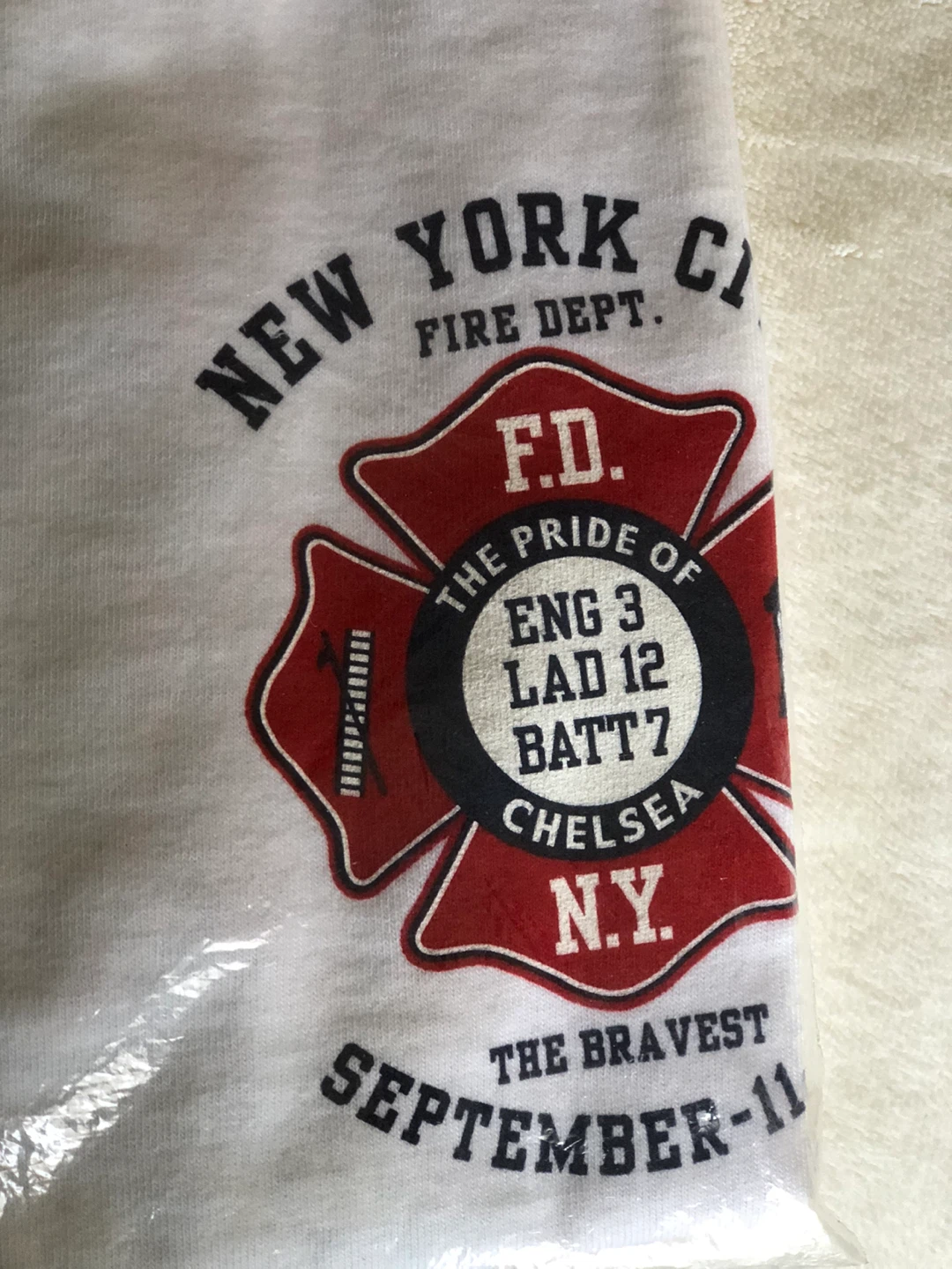New York Fire Dept. FDNY September 11 T-Shirt XL