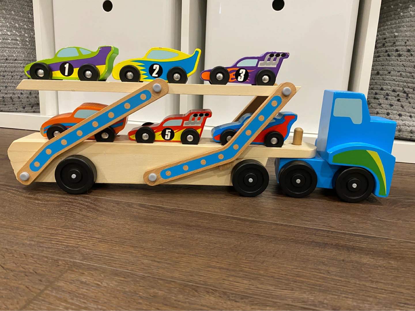 Melissa & Doug Mega Race-Car Carrier