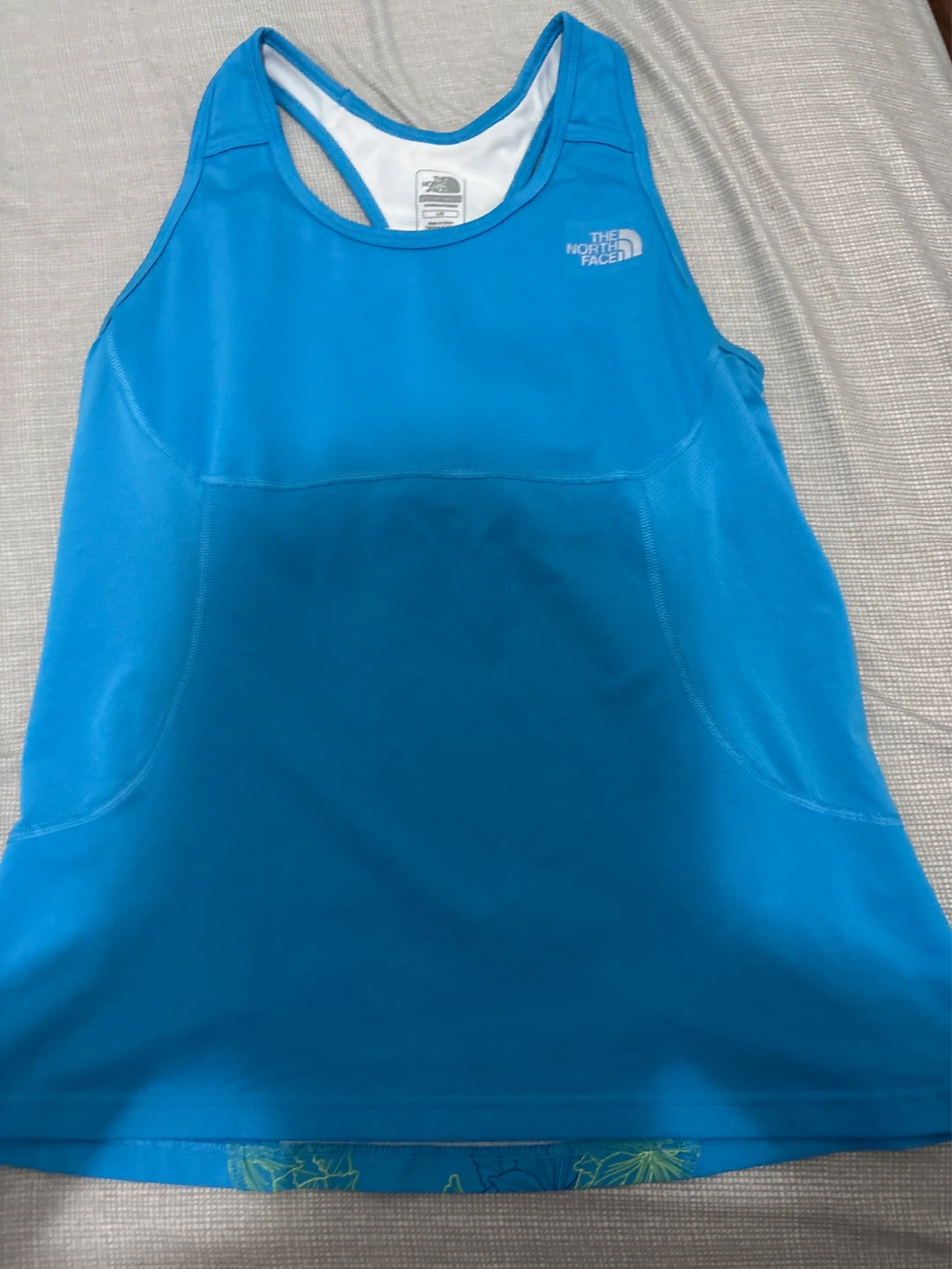 The North Face Blue Athletic Tank Top