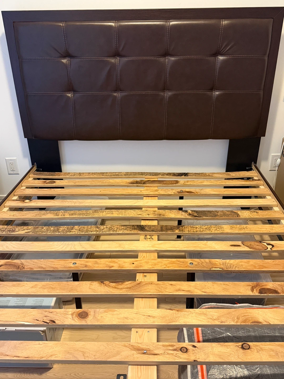 Queen Bed Frame with Storage Drawers - photo 2