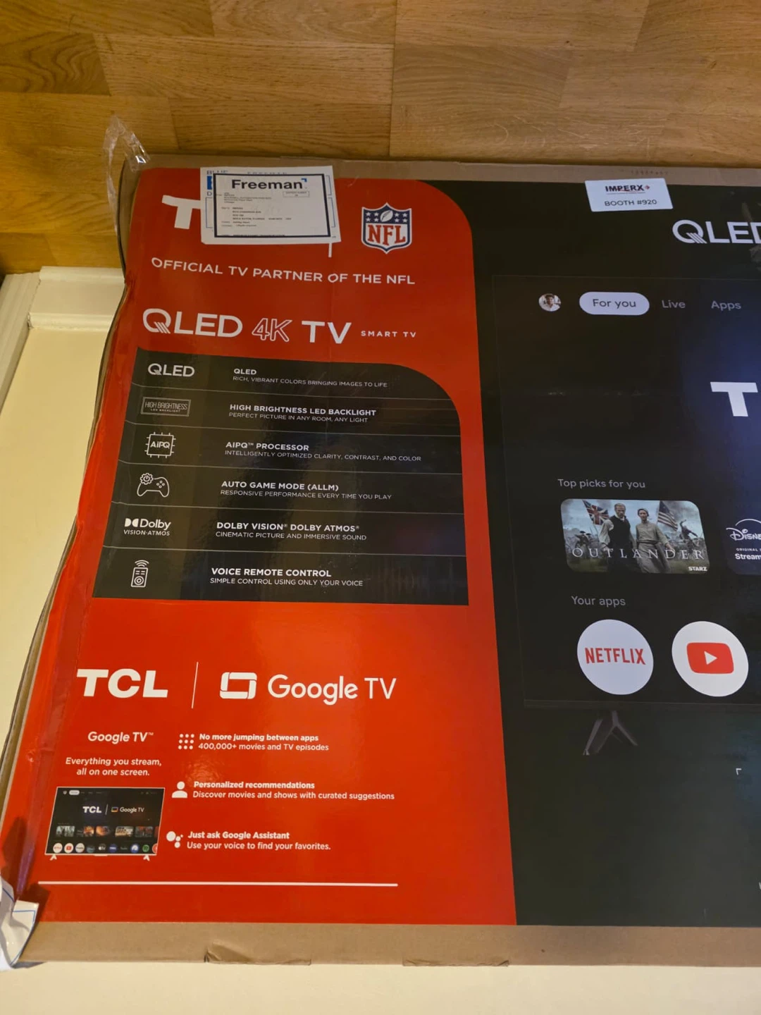 TCL QLED 4K TV with Google TV - photo 3