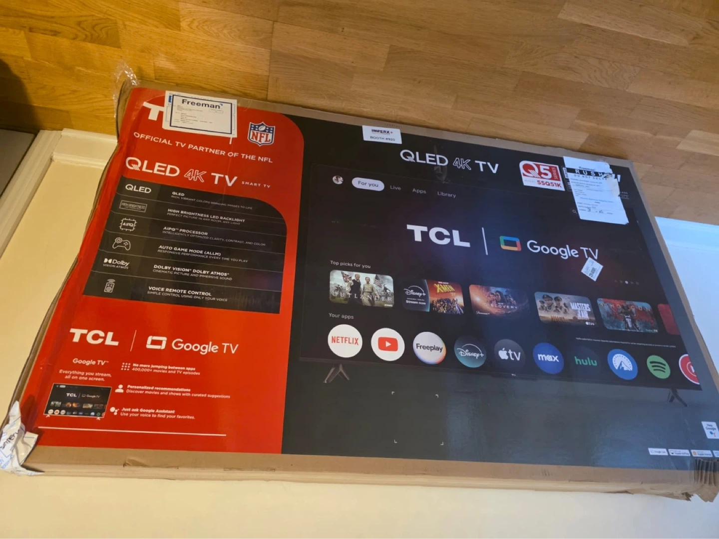 TCL QLED 4K TV with Google TV - photo 4