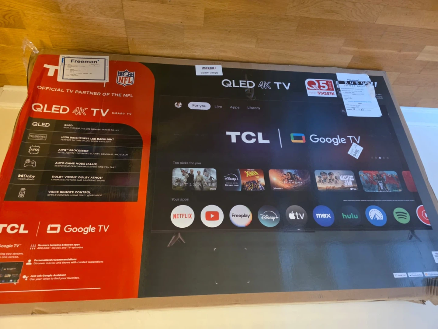 TCL QLED 4K TV with Google TV