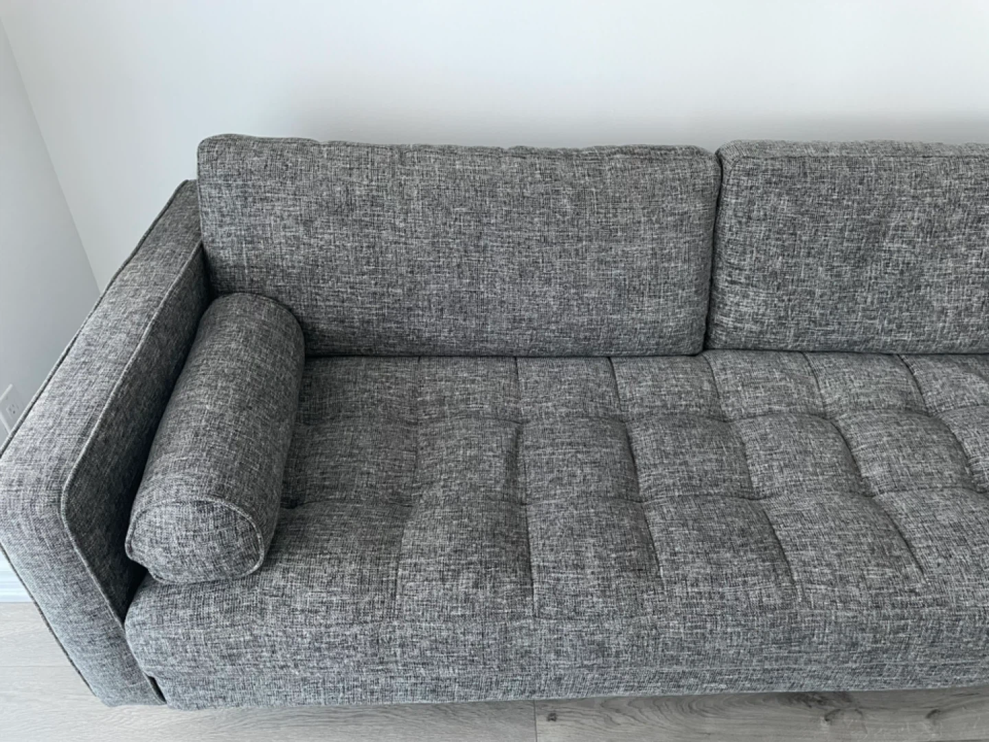 Article Sven Briar Gray Sofa with Bolster Pillows - photo 3