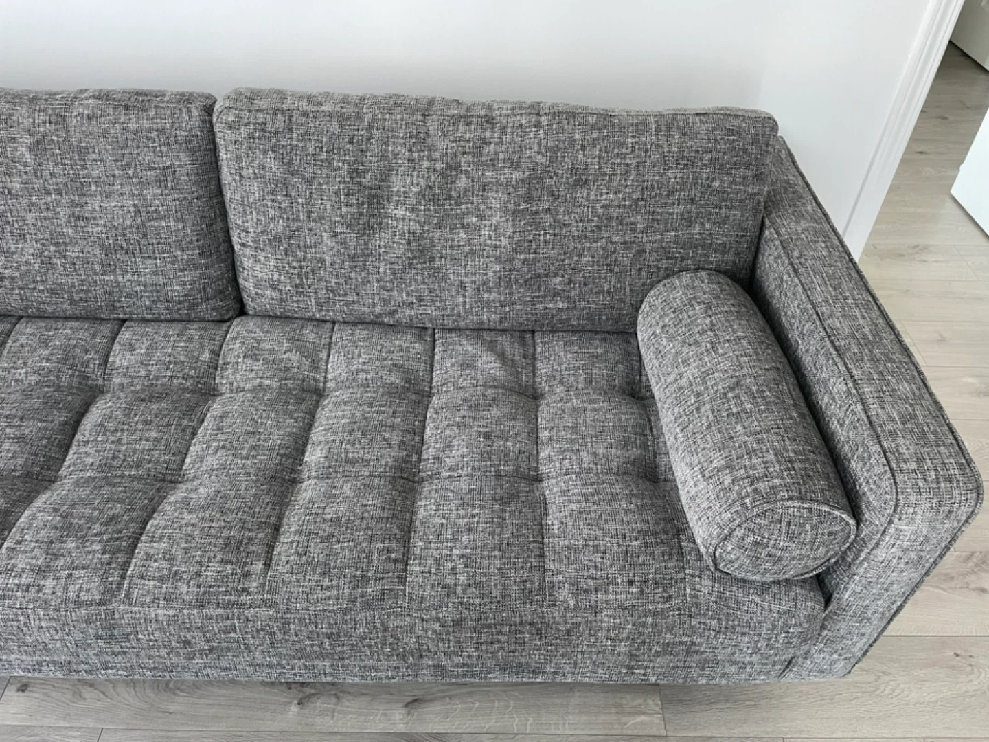 Article Sven Briar Gray Sofa with Bolster Pillows - photo 2