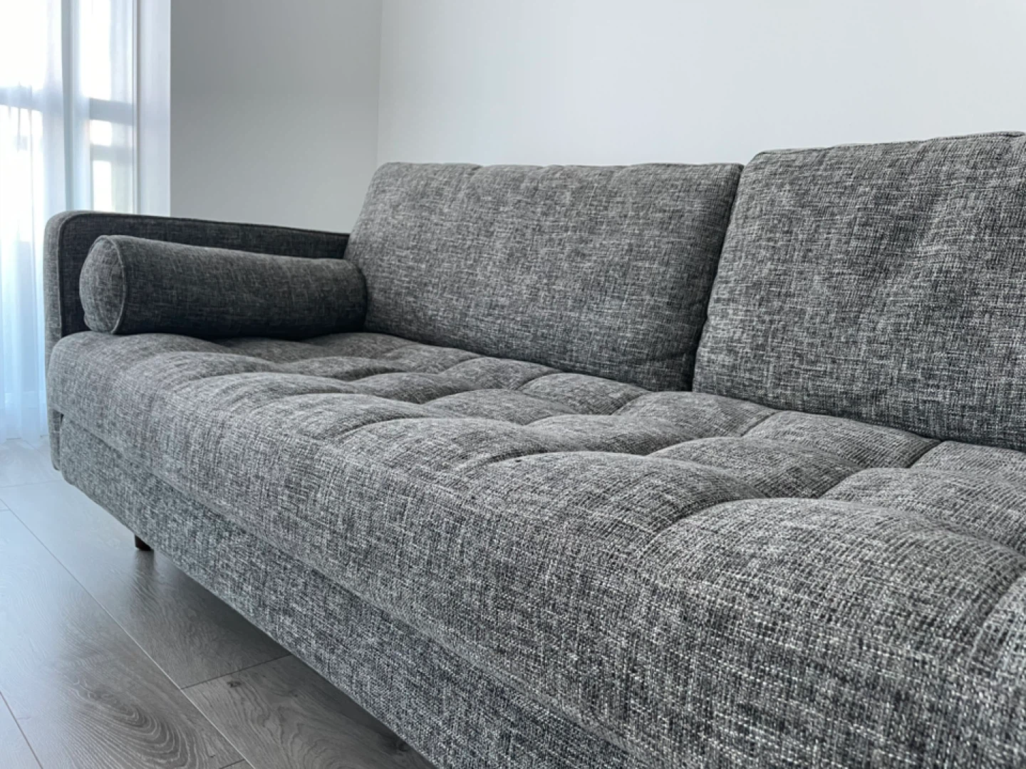 Article Sven Briar Gray Sofa with Bolster Pillows - photo 5