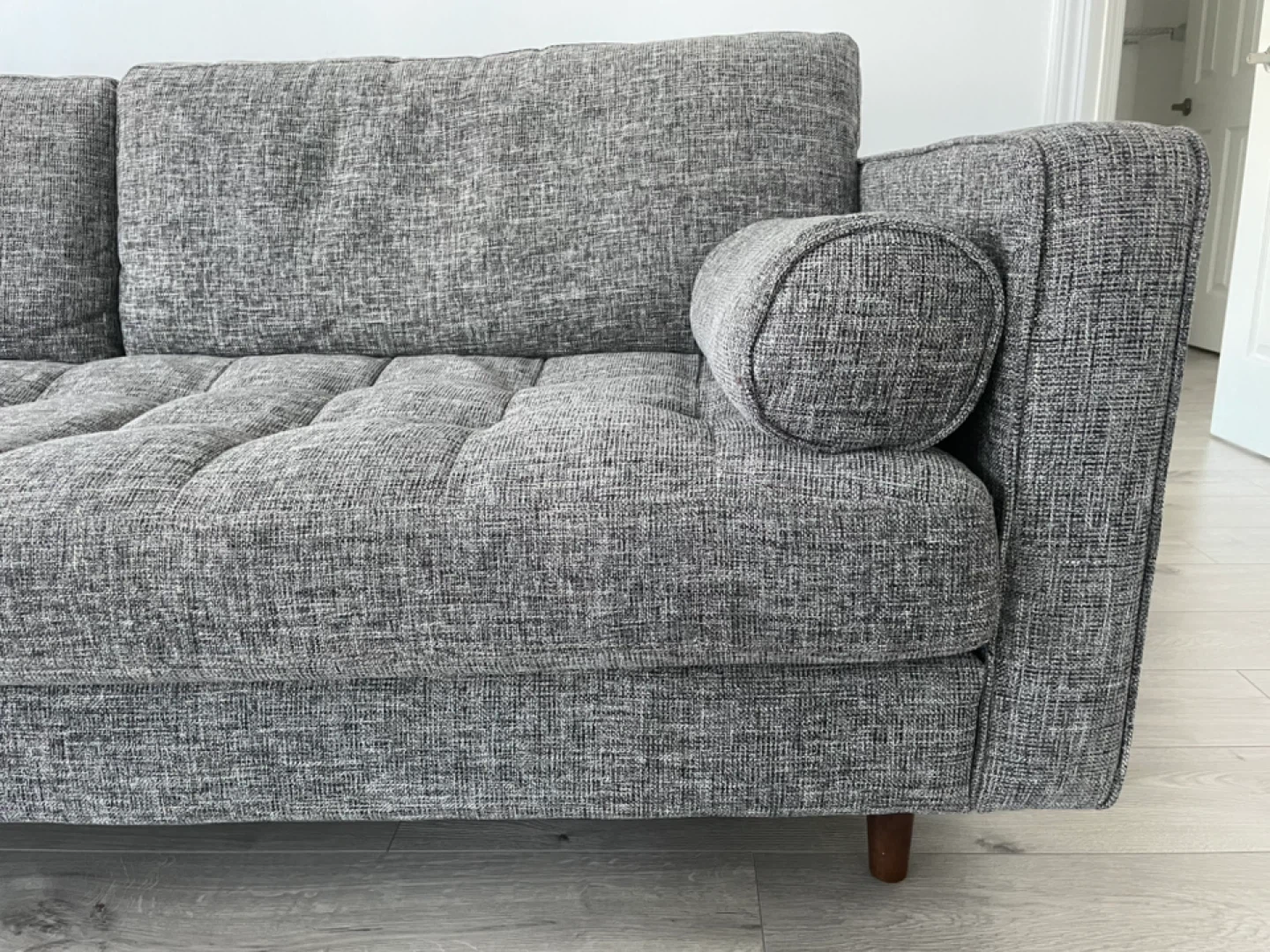 Article Sven Briar Gray Sofa with Bolster Pillows - photo 4