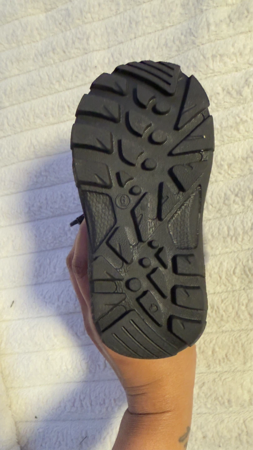 Icicles Black Snow Boots with Fur Trim - Size 6 - photo 3