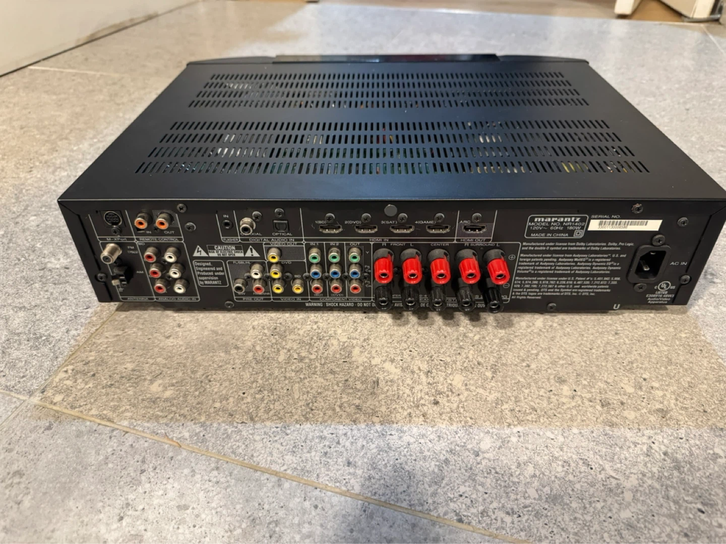 Marantz NR1402 AV Surround Receiver - photo 3