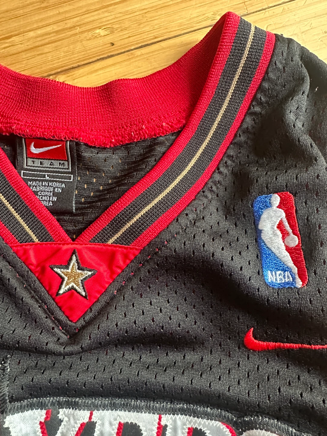 AUTHENTIC ALLEN IVERSON NIKE SIXERS JERSEY YOUTH SIZE LARGE - photo 4
