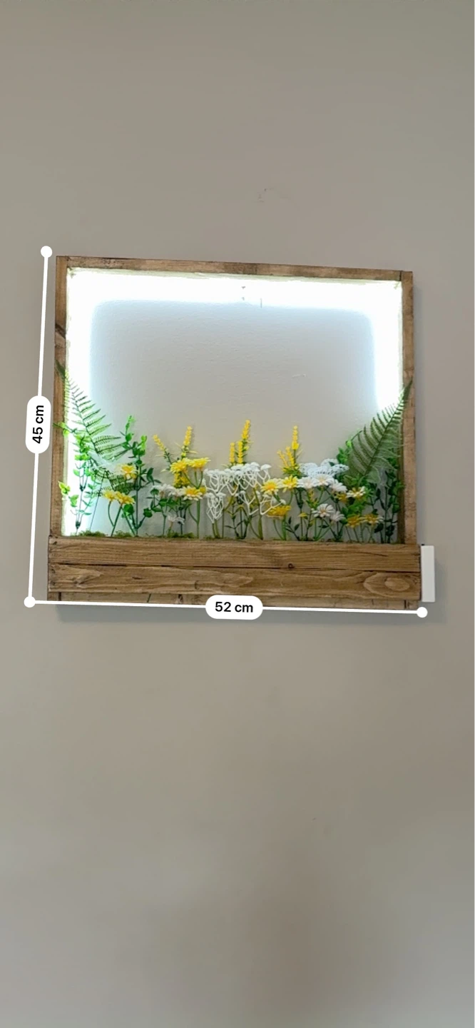Handmade Botanical Art with Lights - photo 2