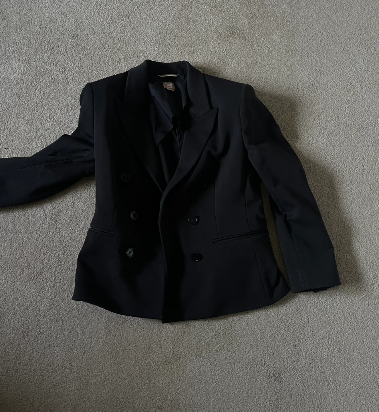 BOSS Black Double-Breasted Blazer