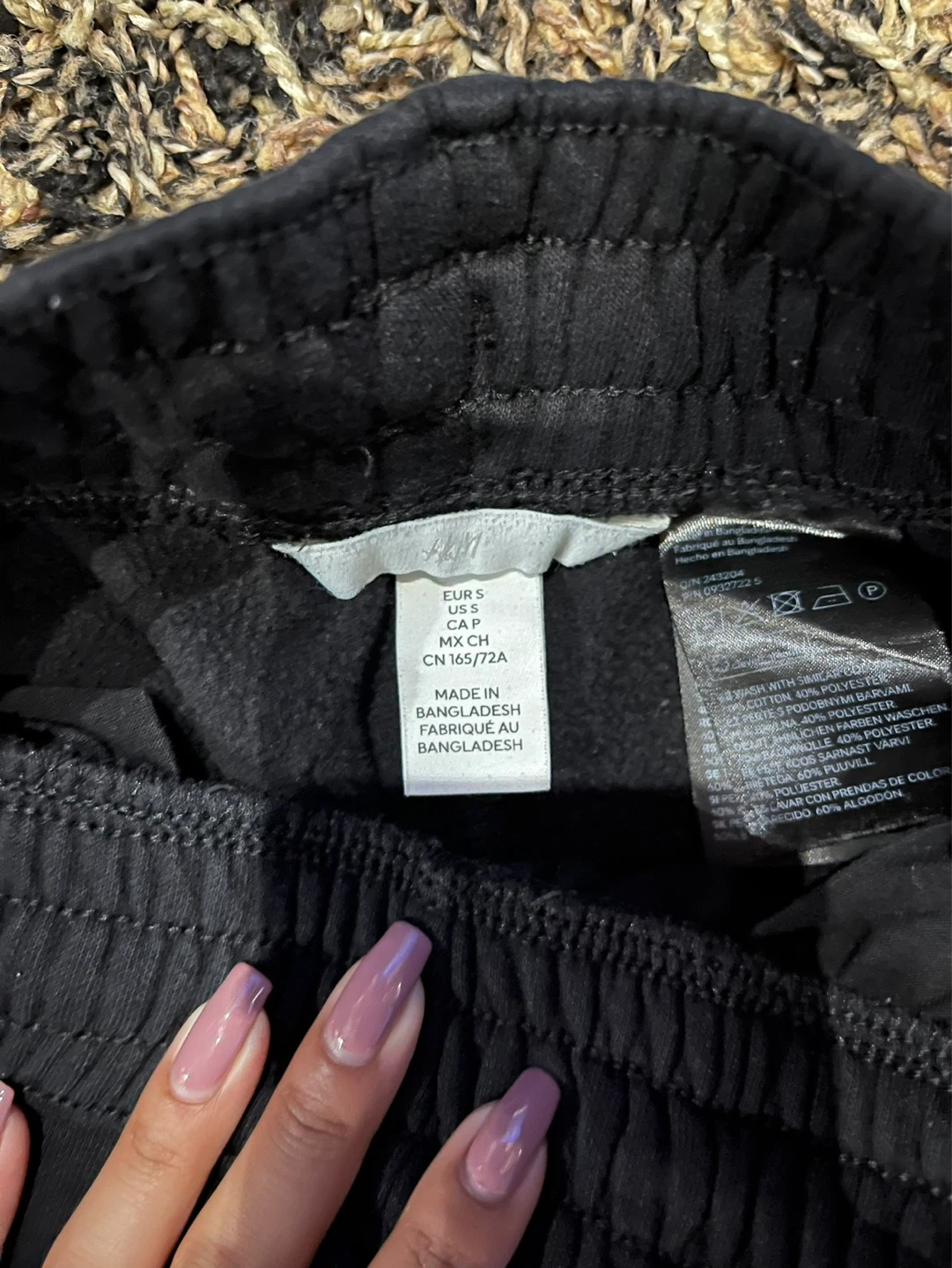 H&M Black Joggers - Size S - photo 2