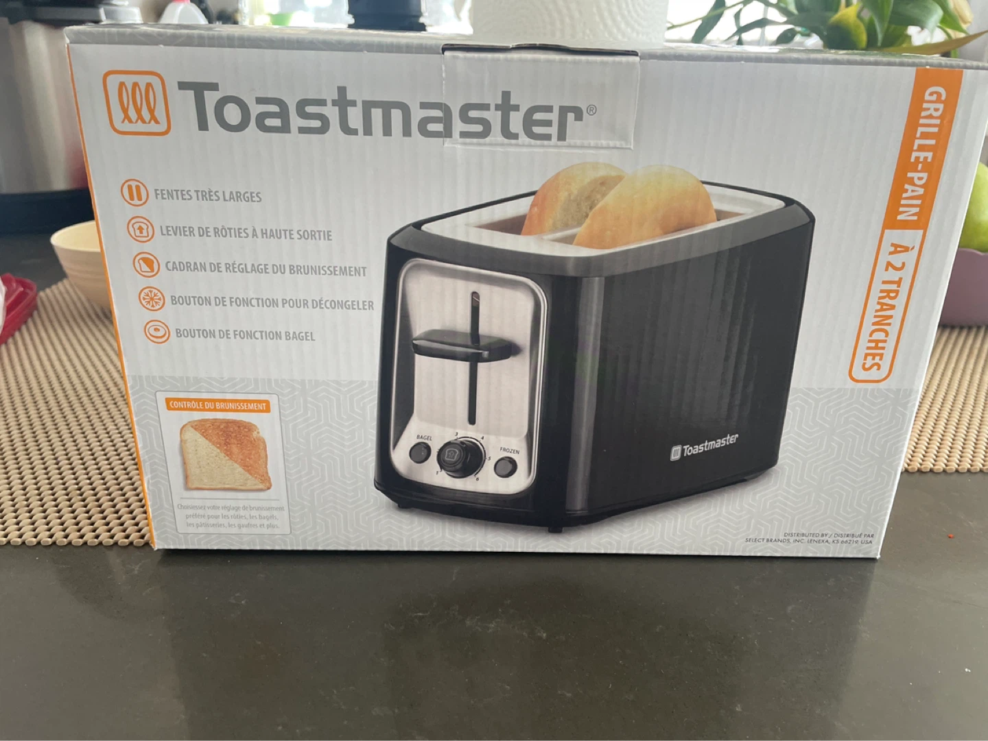 Toastmaster 2-Slice Wide Slot Toaster