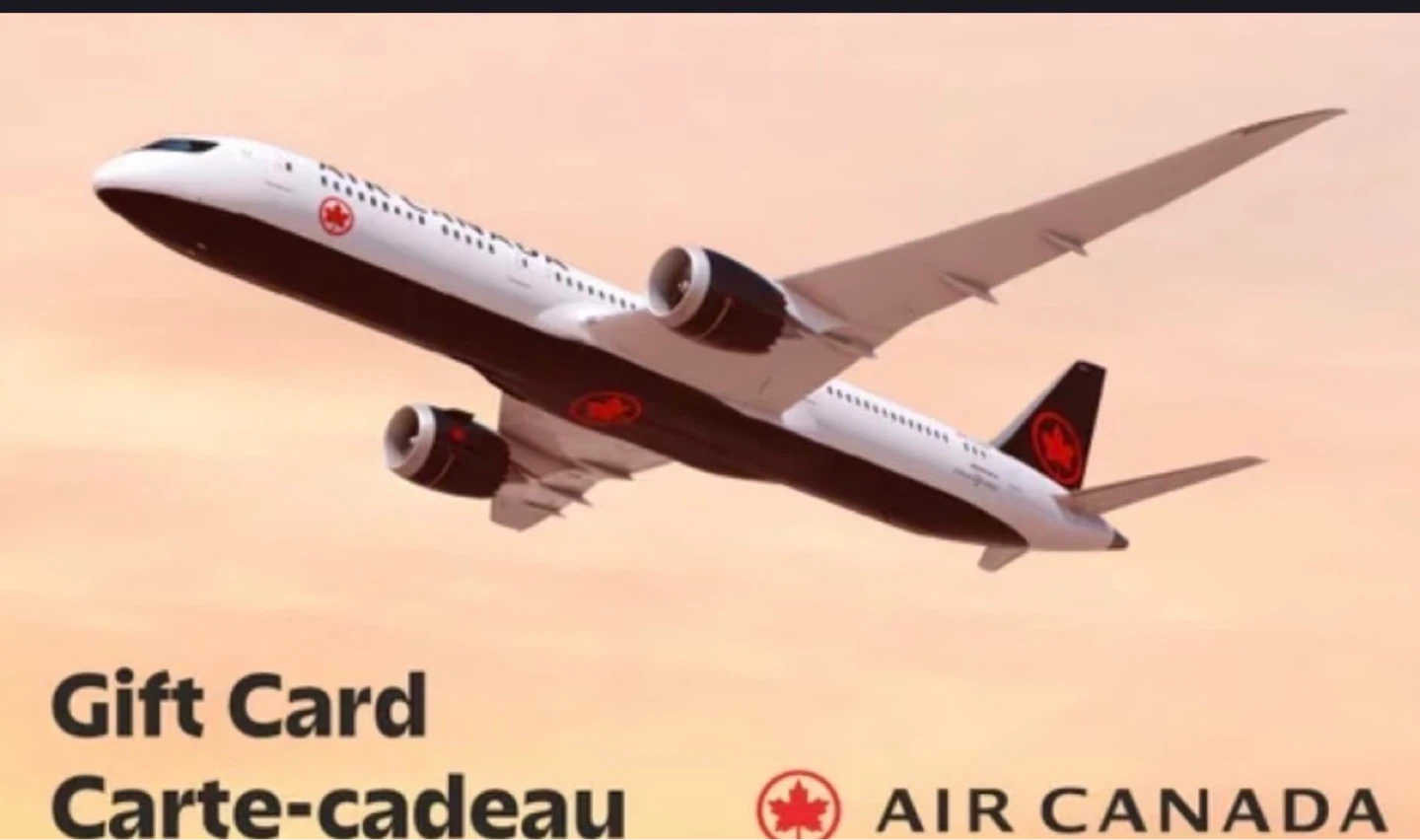 2x$500 Air Canada Gift Card for $440 each