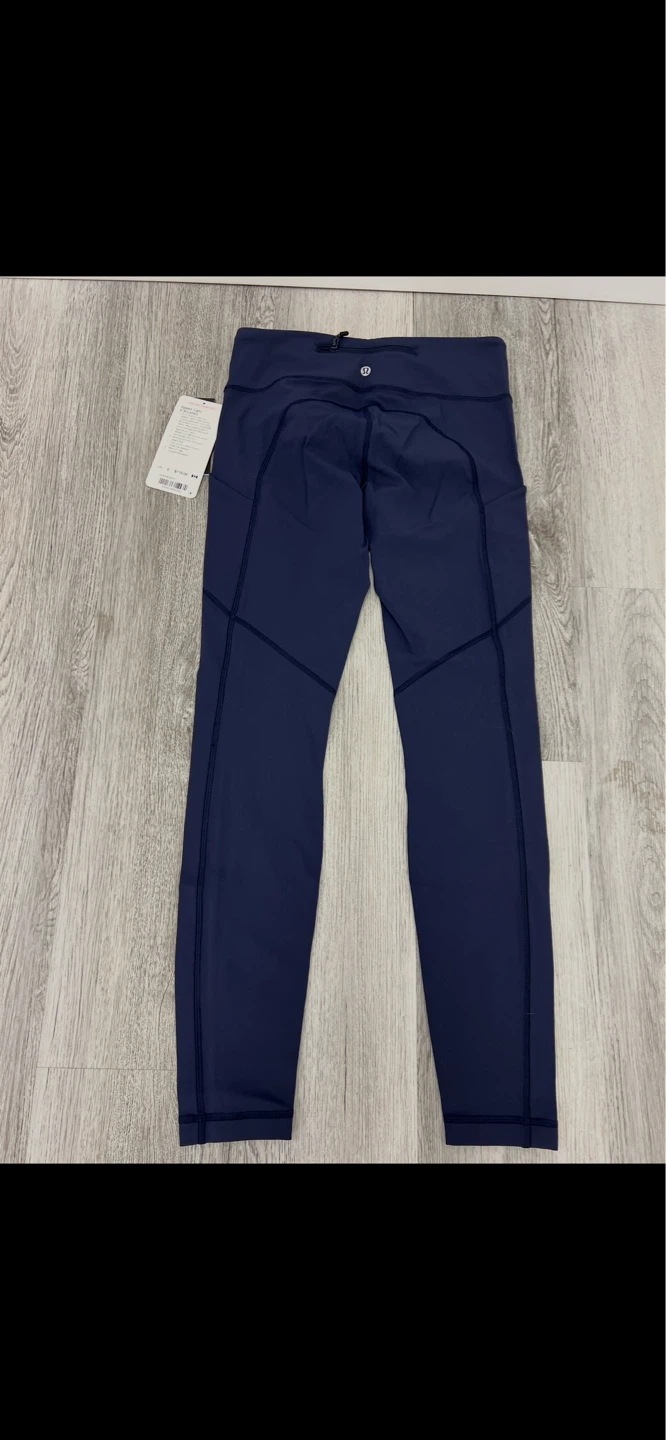 Lululemon Speed Tight V-Blissful Navy Blue Leggings Size 6 - photo 4