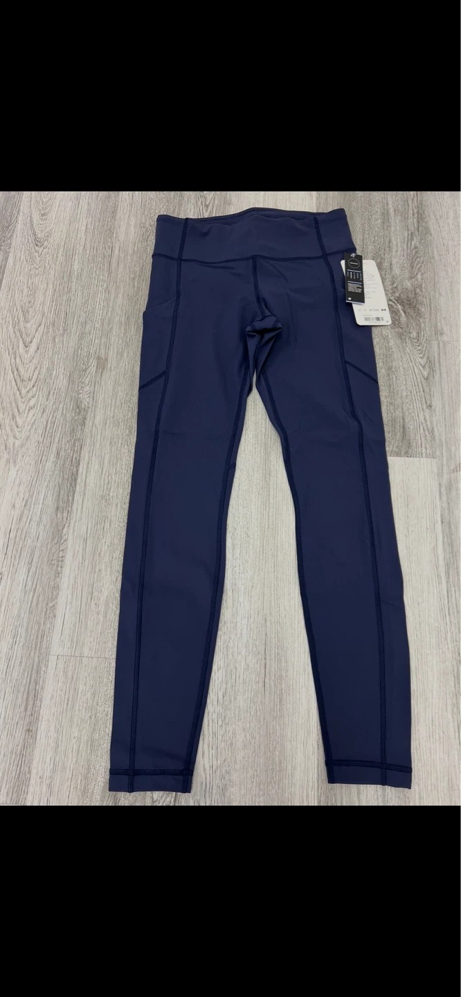 Lululemon Speed Tight V-Blissful Navy Blue Leggings Size 6