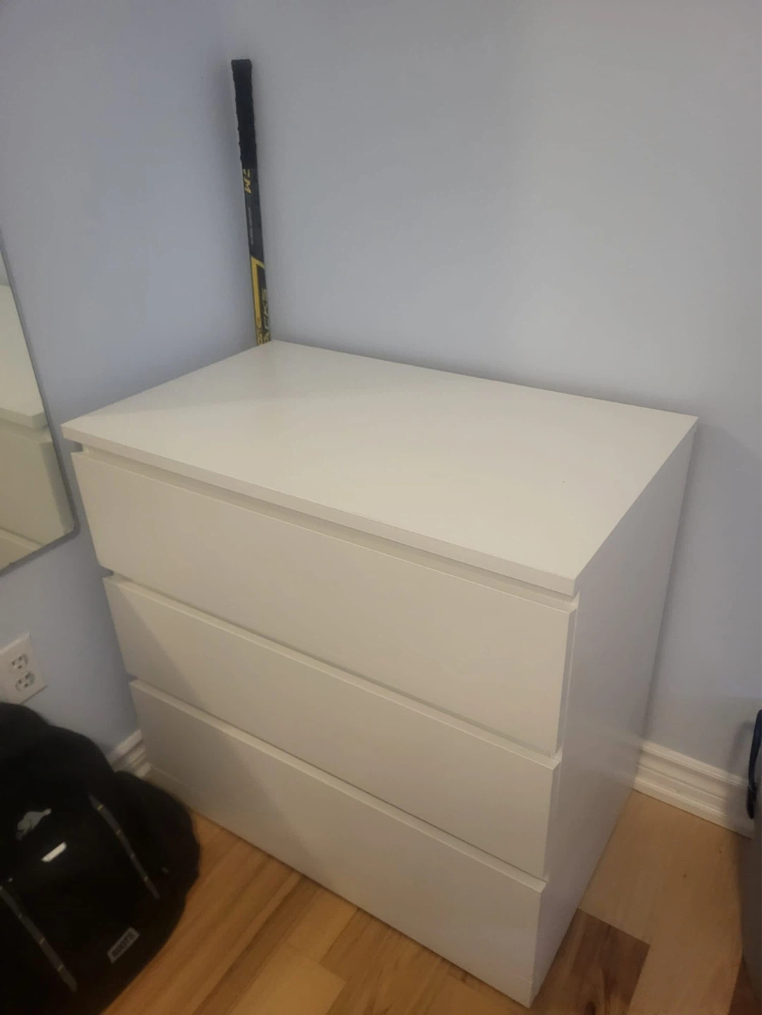 IKEA white 3-Drawer Dresser - photo 4