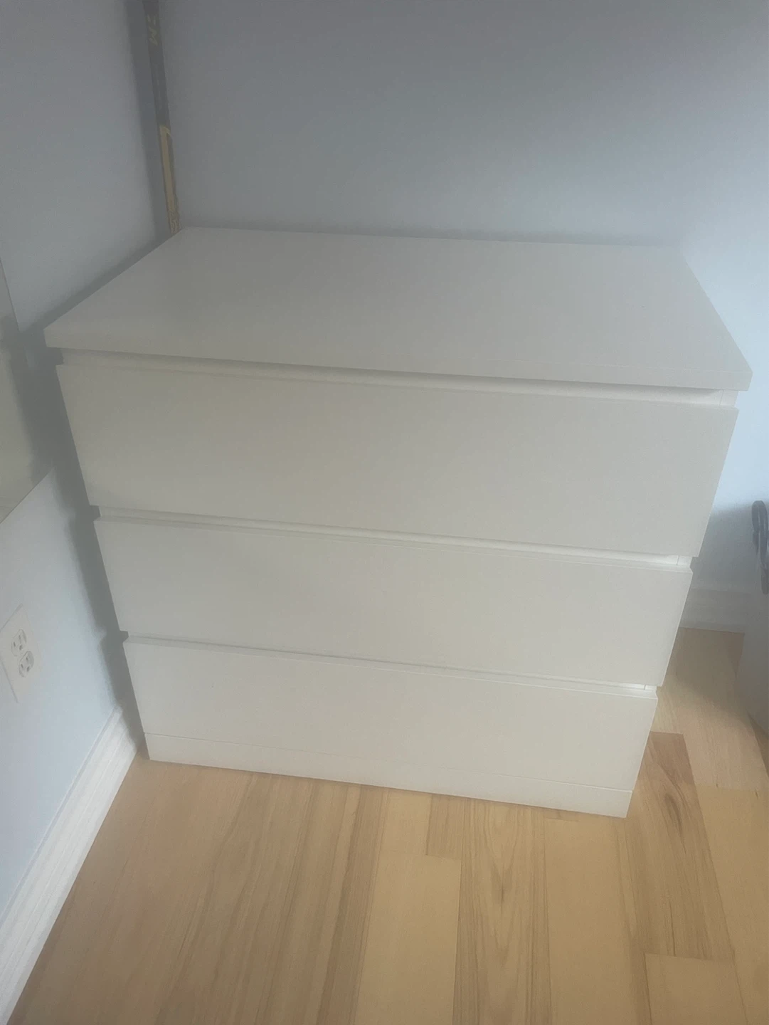 IKEA white 3-Drawer Dresser - photo 5