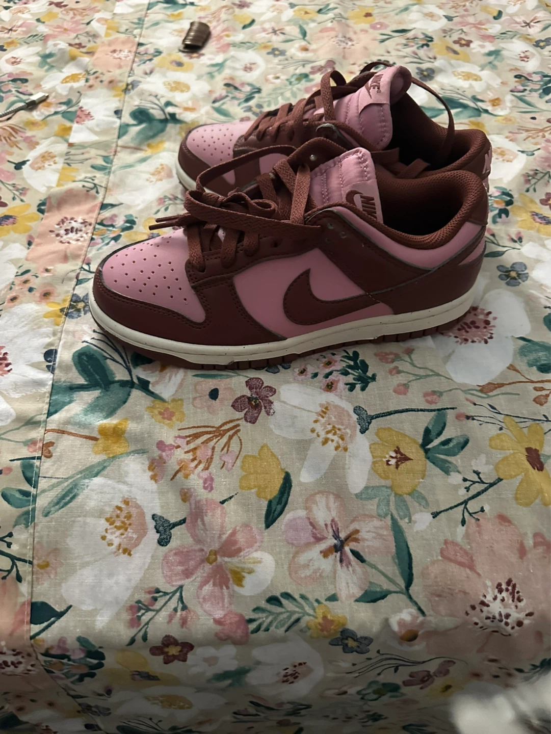 Nike Dunk Low Pink and Brown