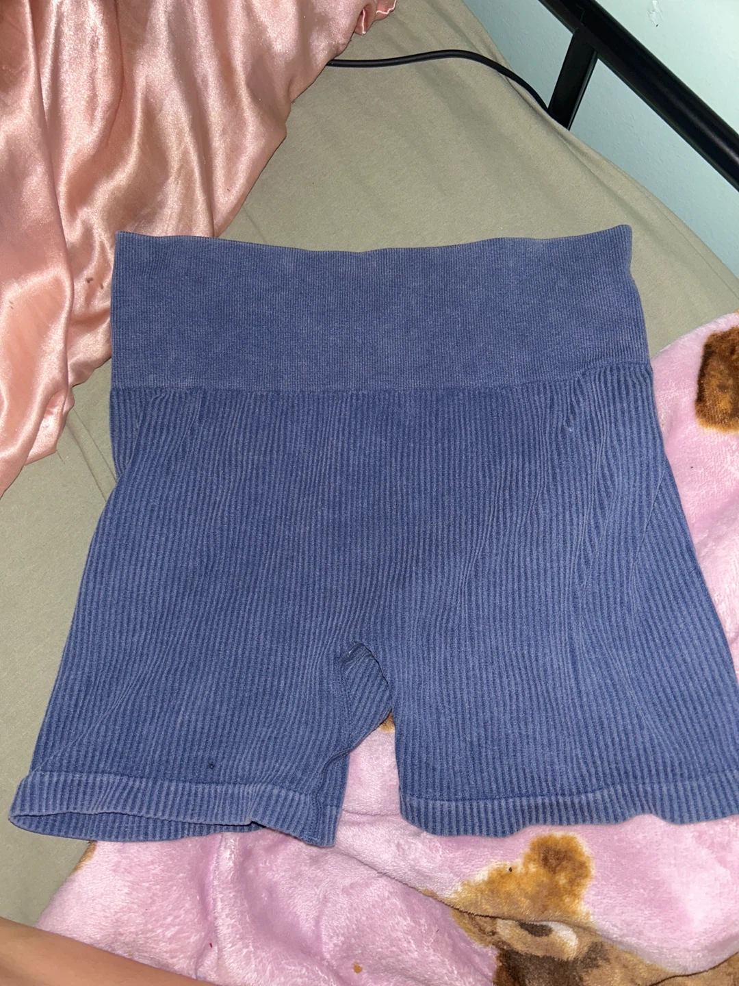 NO BOUNDARIES Ribbed Seamless Bike Shorts S/P
