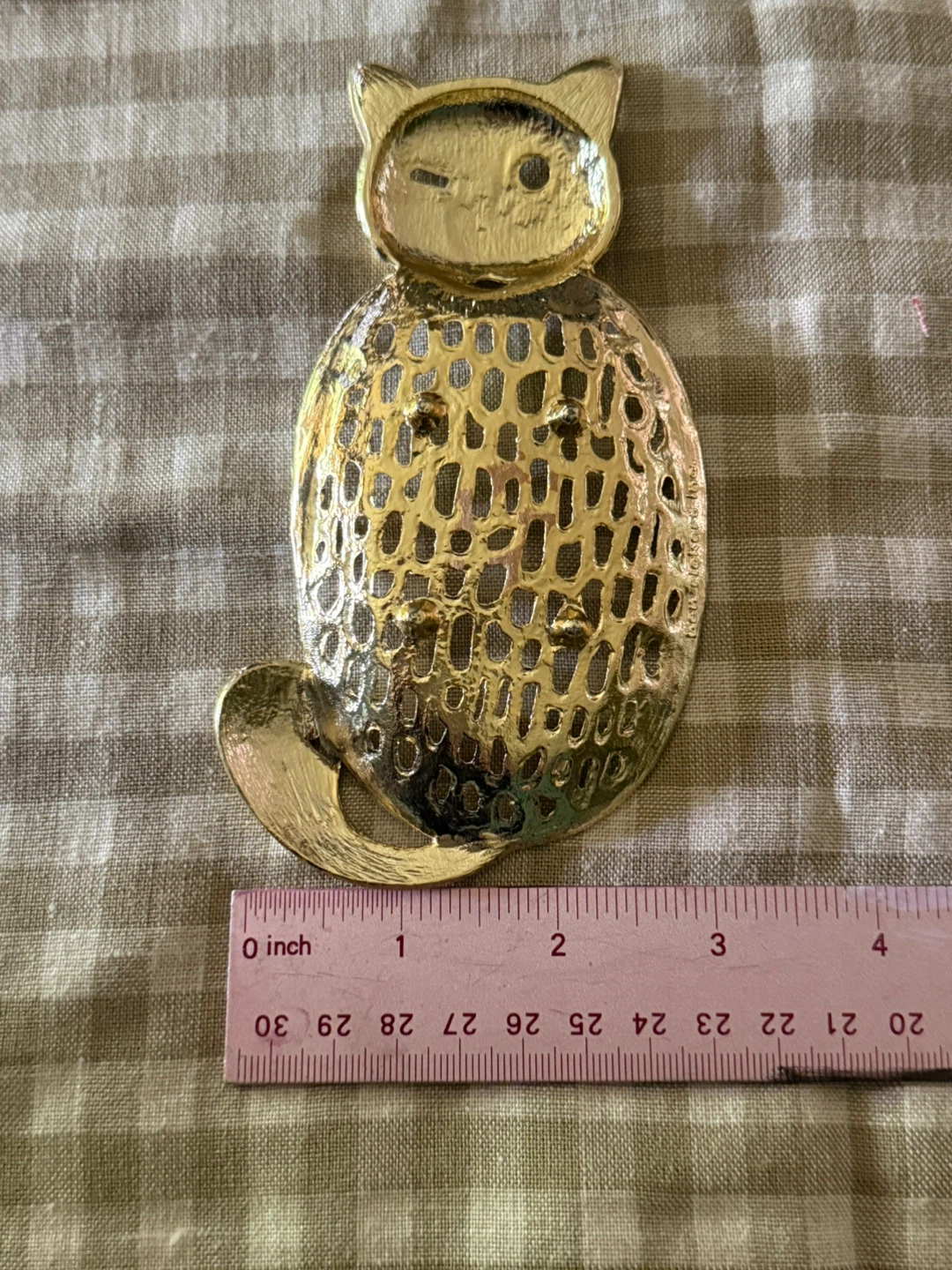 Vintage cat trinket dish - photo 2