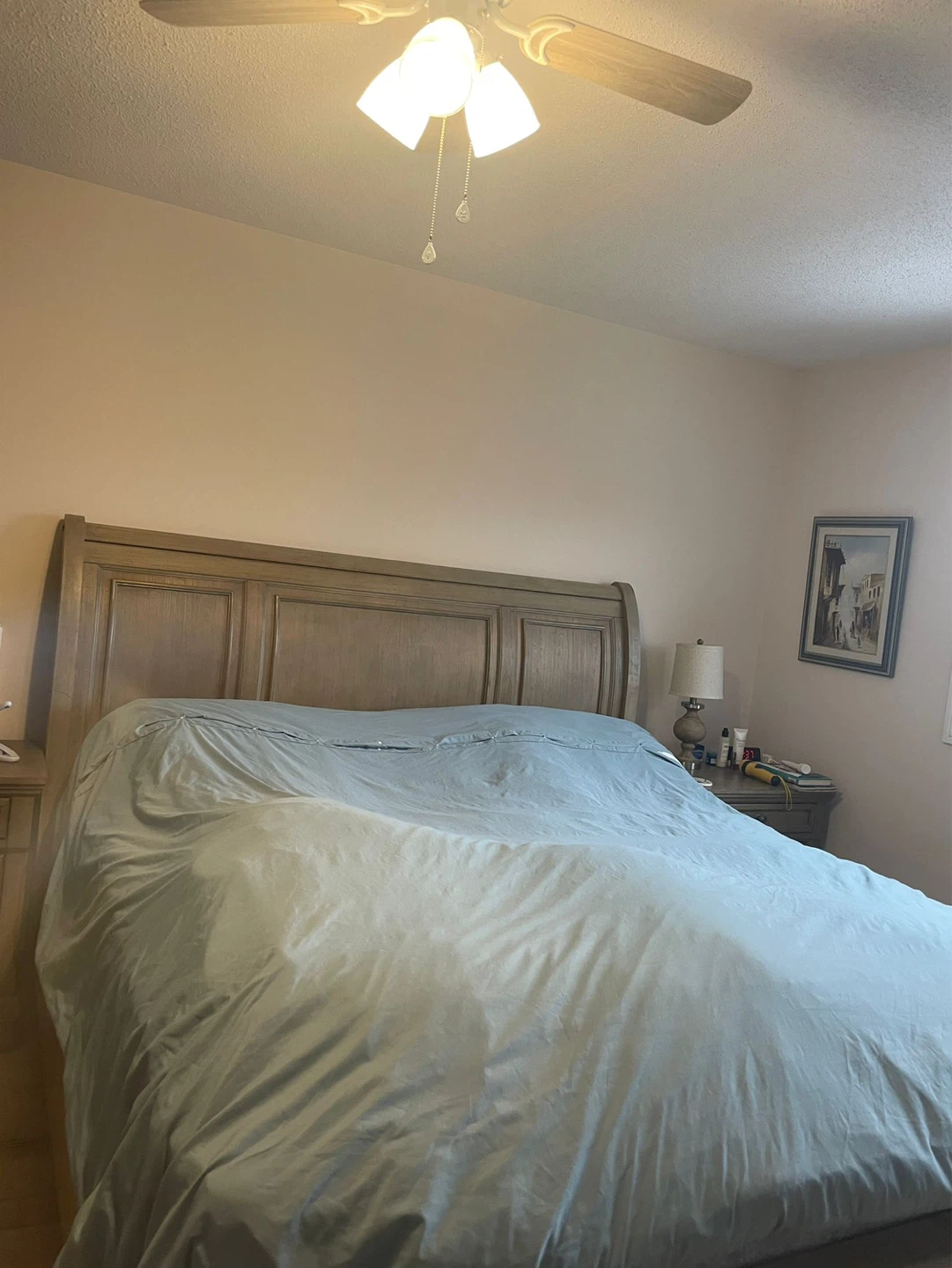 Leon’s Winchester king size bed fits 3 pillows