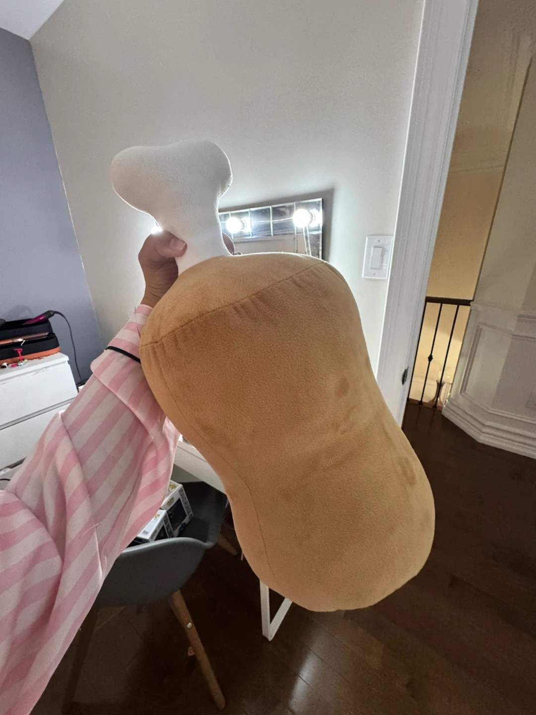 Plush Chicken Leg Pillow