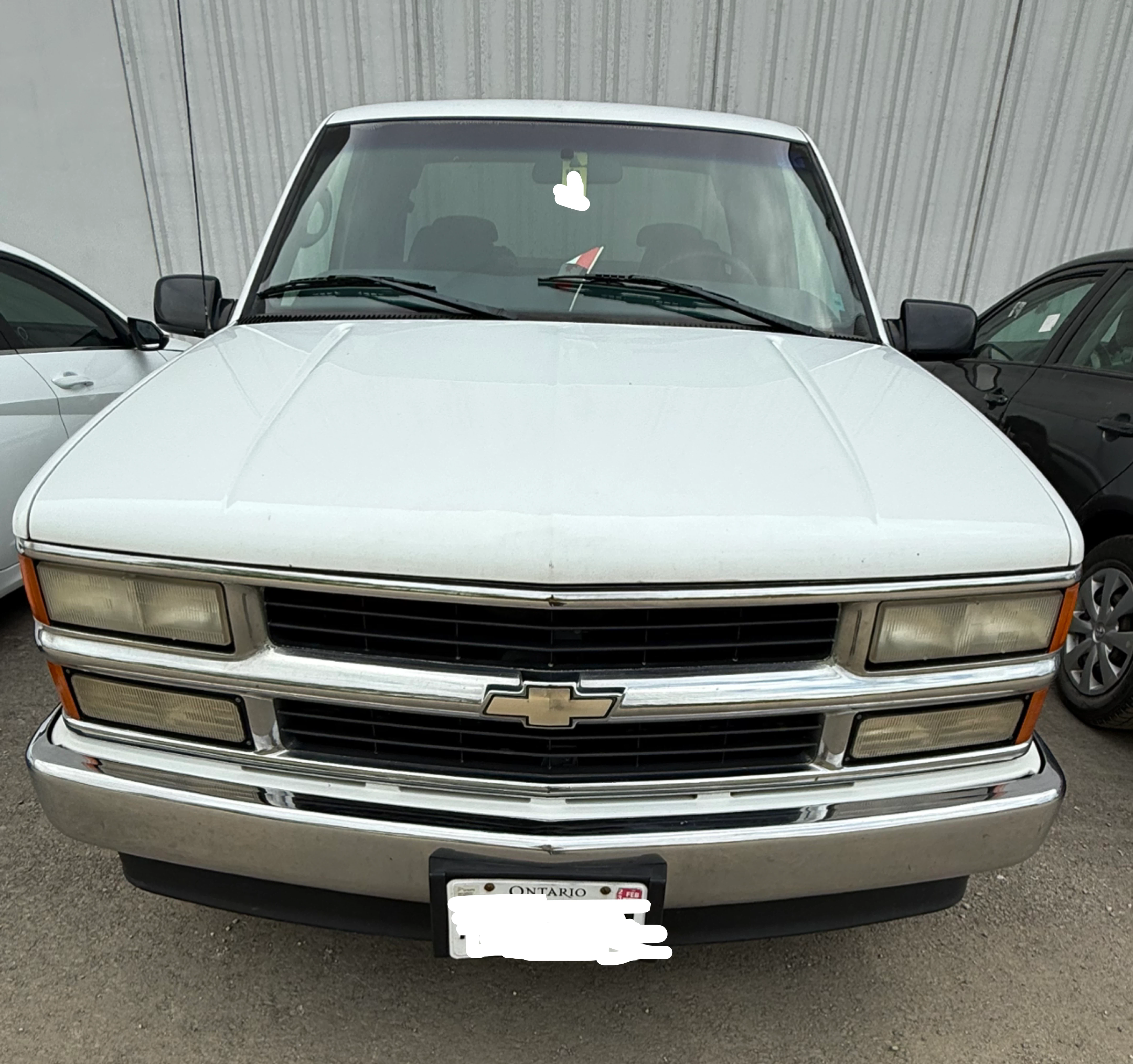 White Chevrolet Pickup Truck