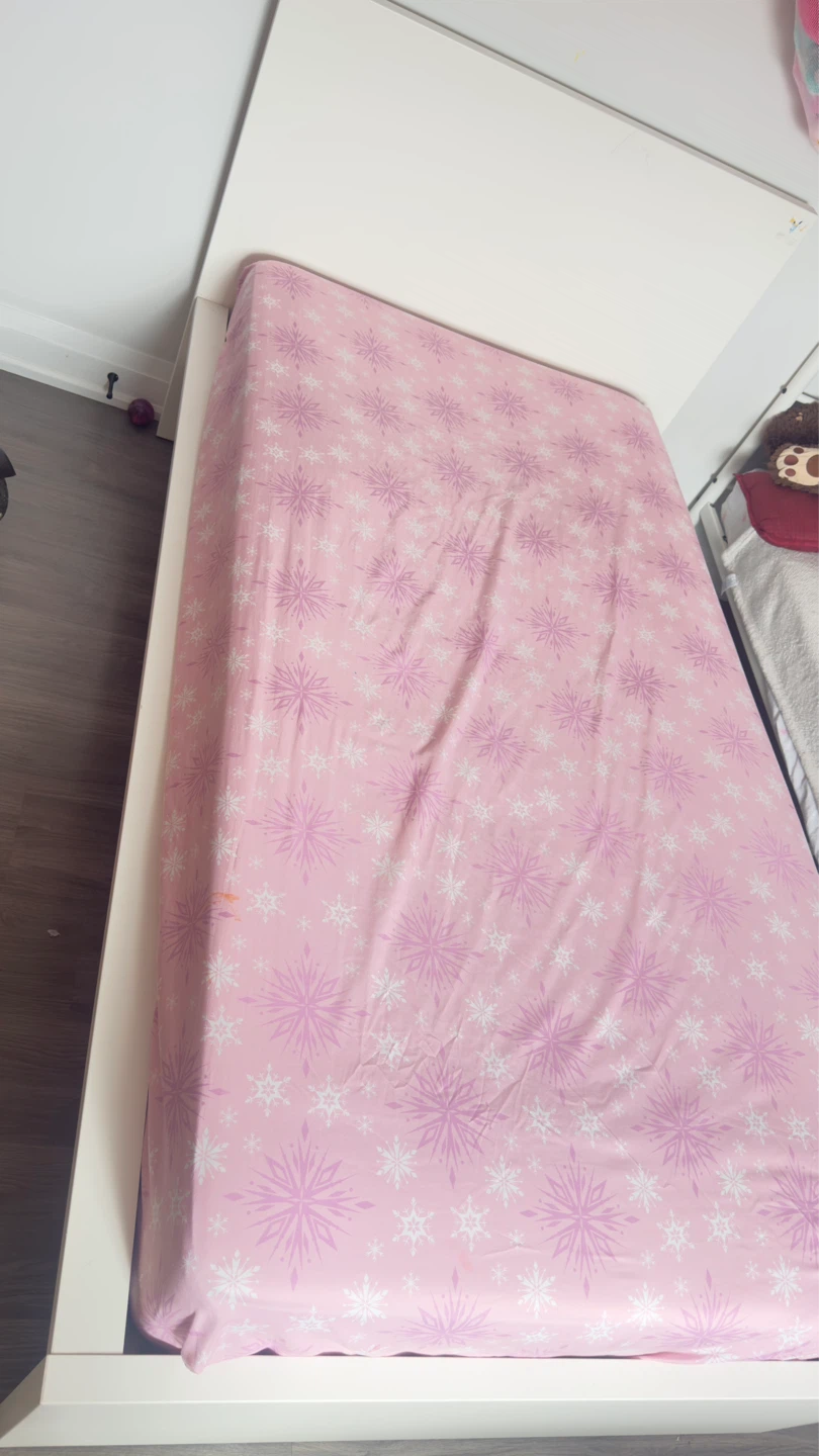 White Twin Bed Frame with Mattress - photo 5