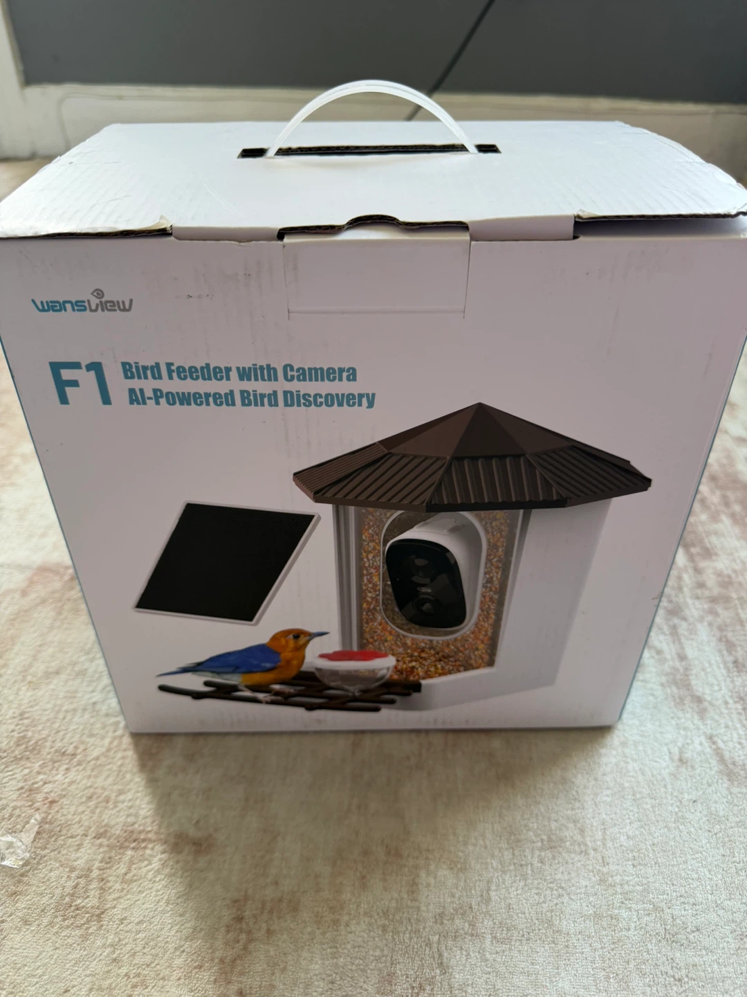 Wansview F1 Bird Feeder with AI-Powered Camera
