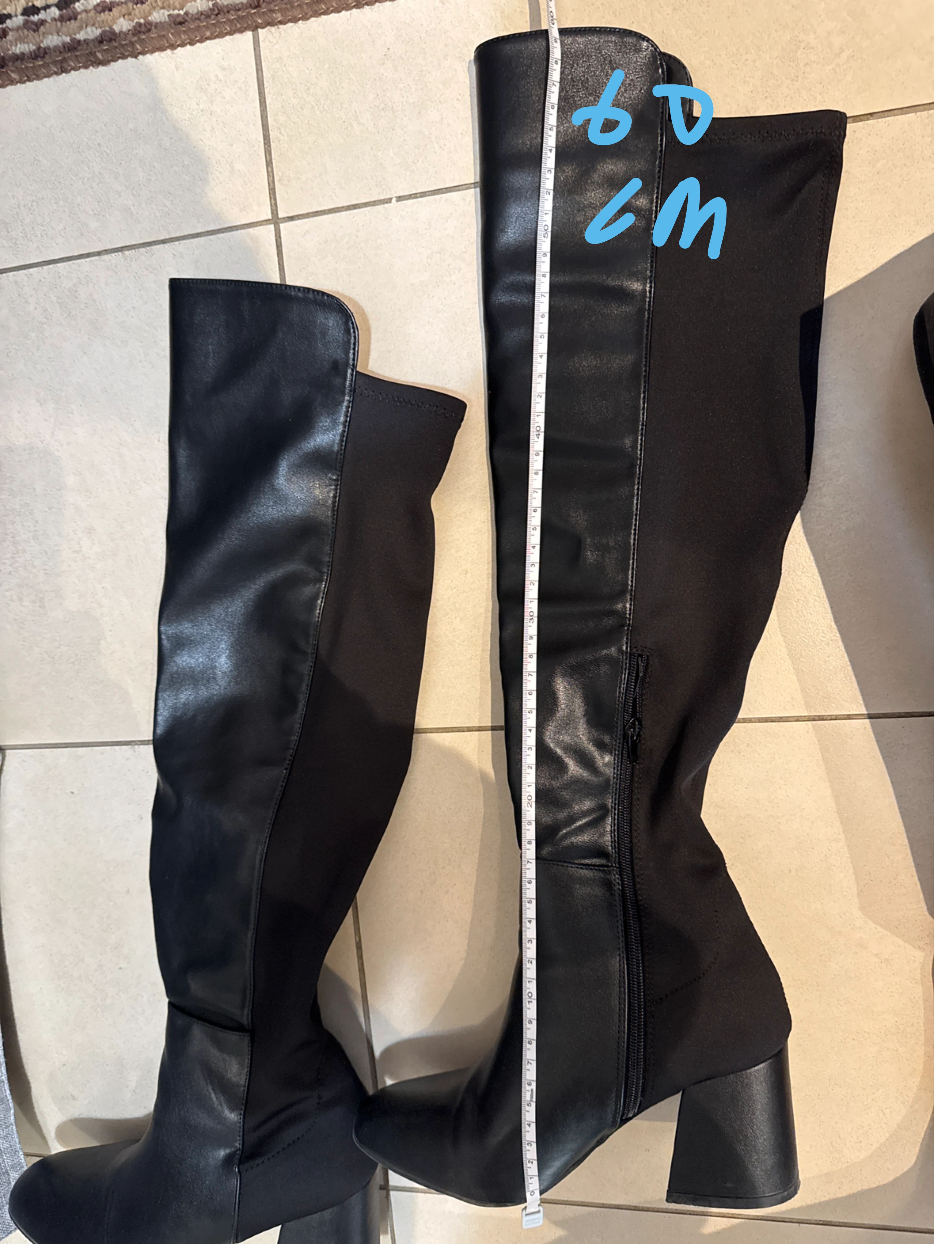 Black Over-the-Knee Boots - photo 4