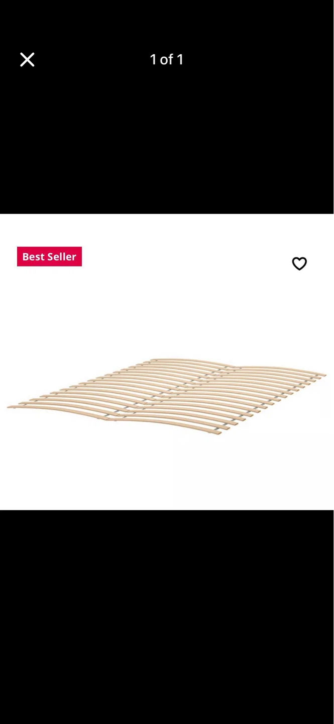 IKEA LUROY queen bed slats