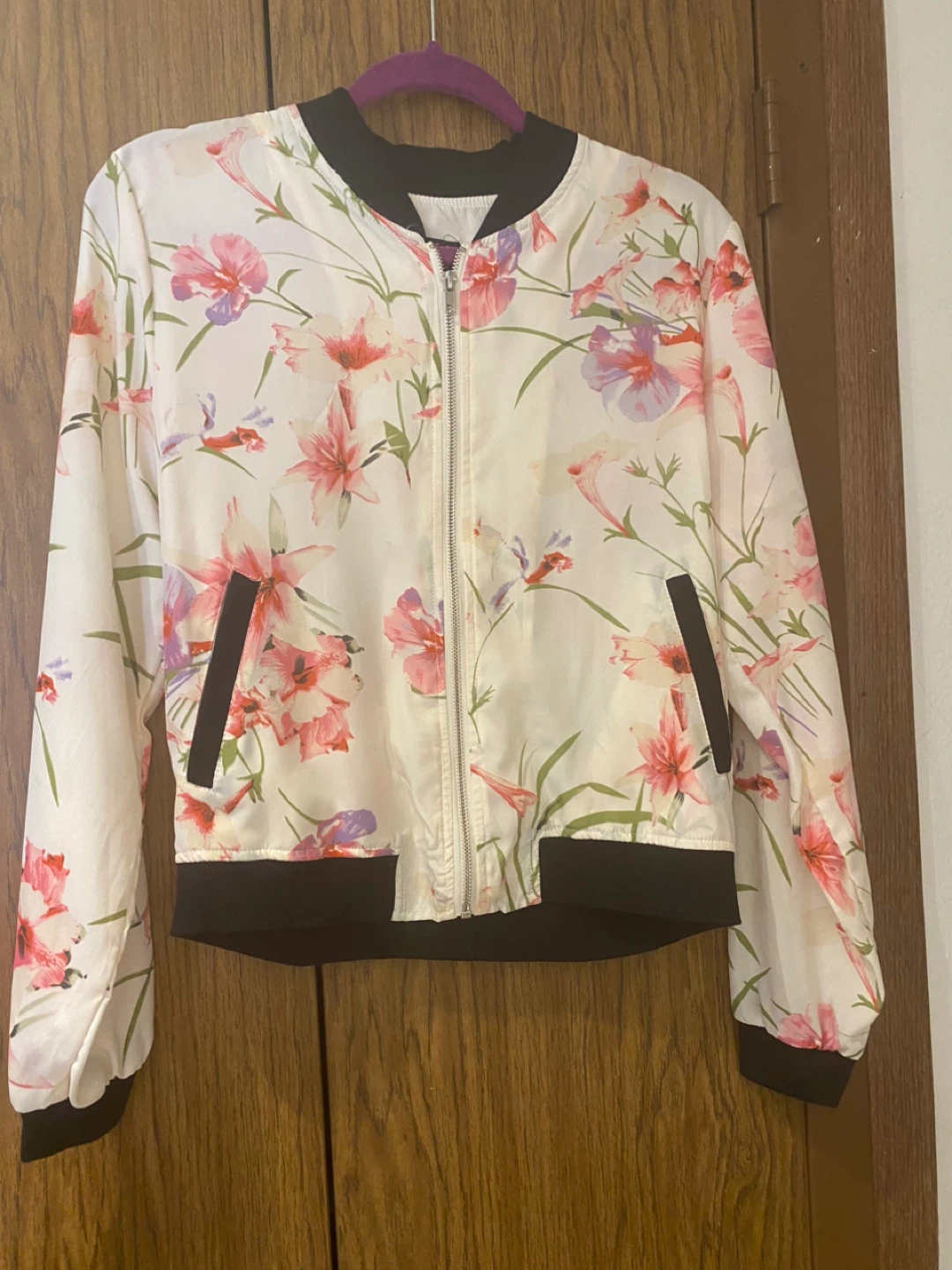 Light weight jacket size large but fits well on medium