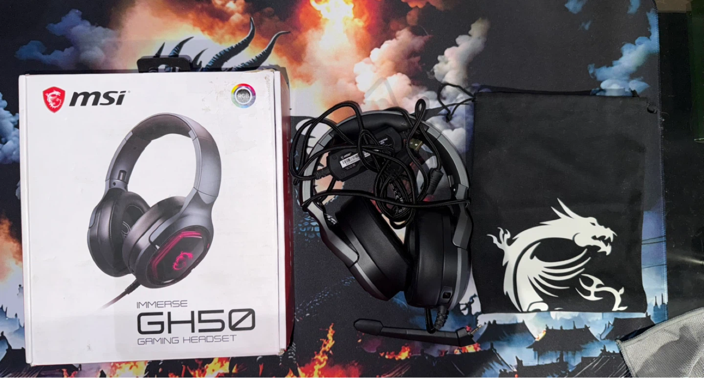 MSI IMMERSE GH50 - Wired - Gaming Headset $50
