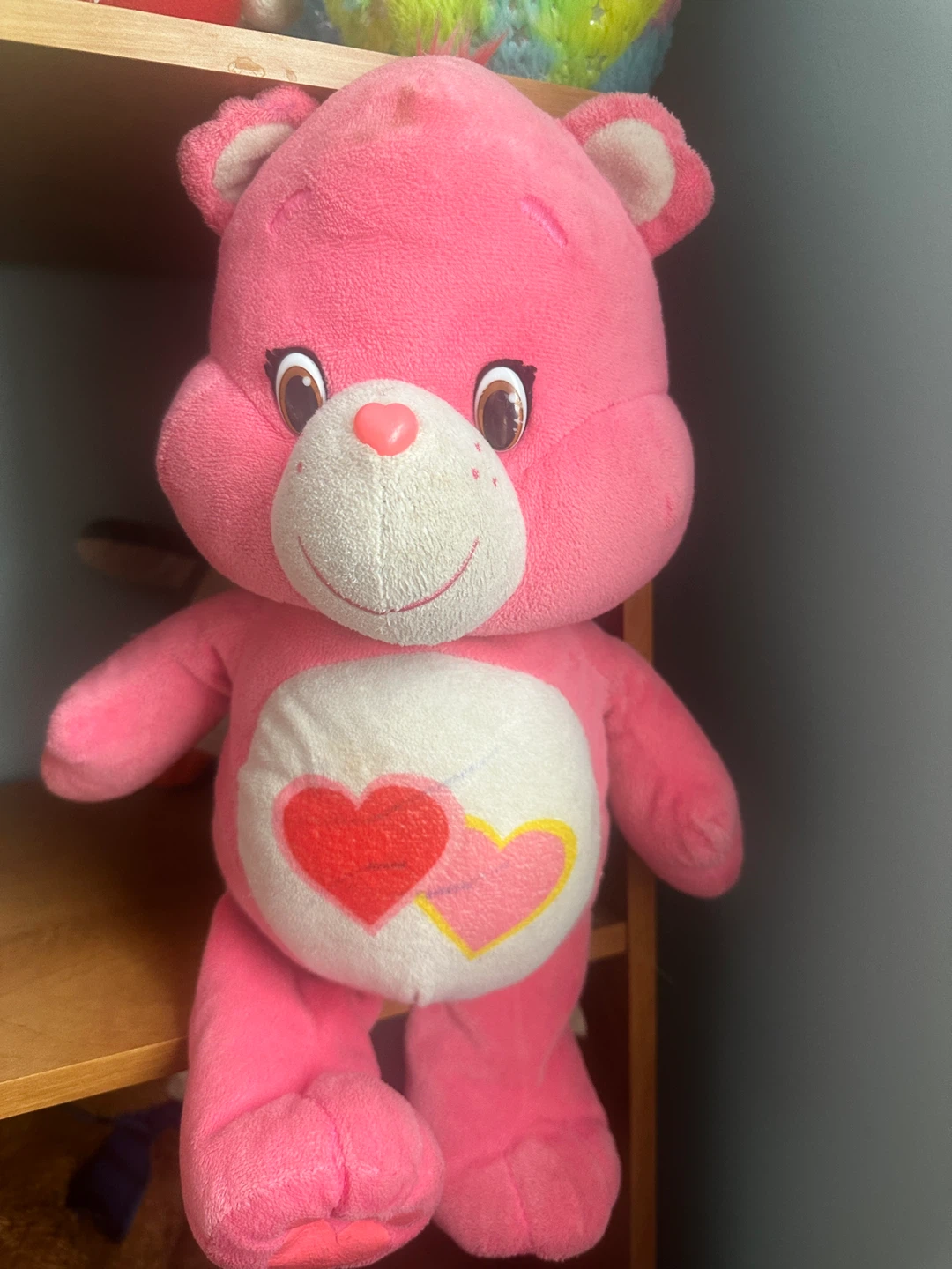 Pink Care Bear with Hearts - photo 5