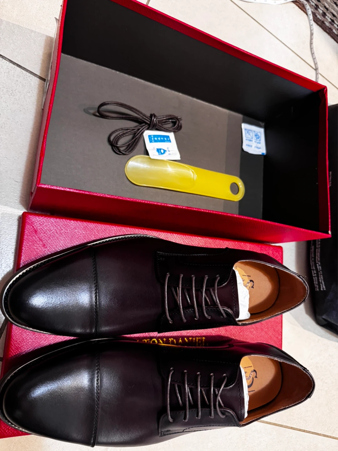 BRUTON DANIEL Men's Cap Toe Oxford Shoes - photo 2