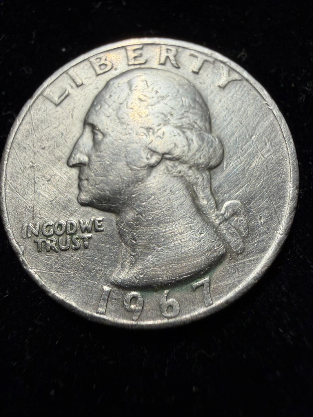 1967 Washington Quarter Dollar Coin