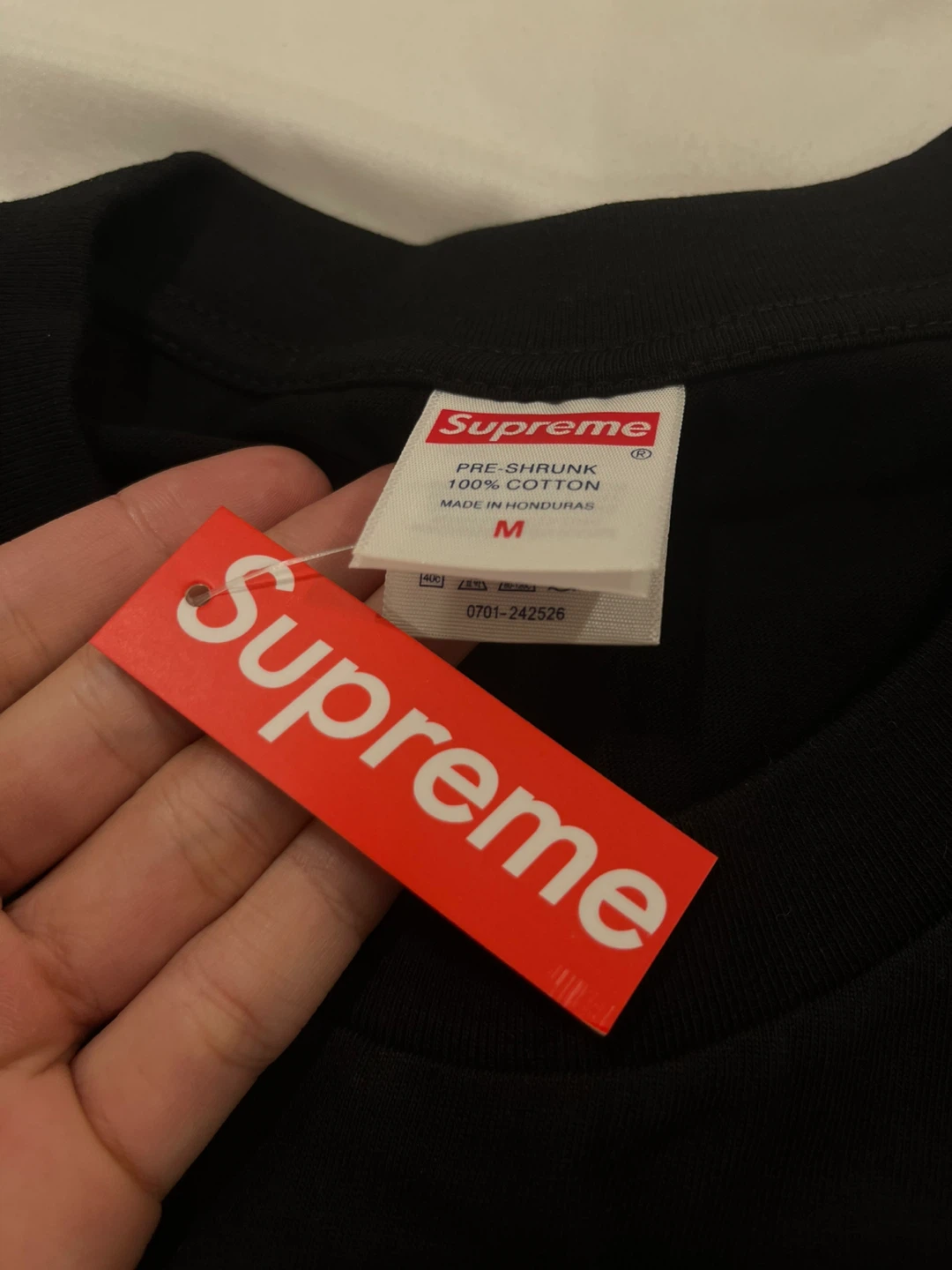 Supreme Bandana Box Logo T-Shirt - Black - Medium - photo 2