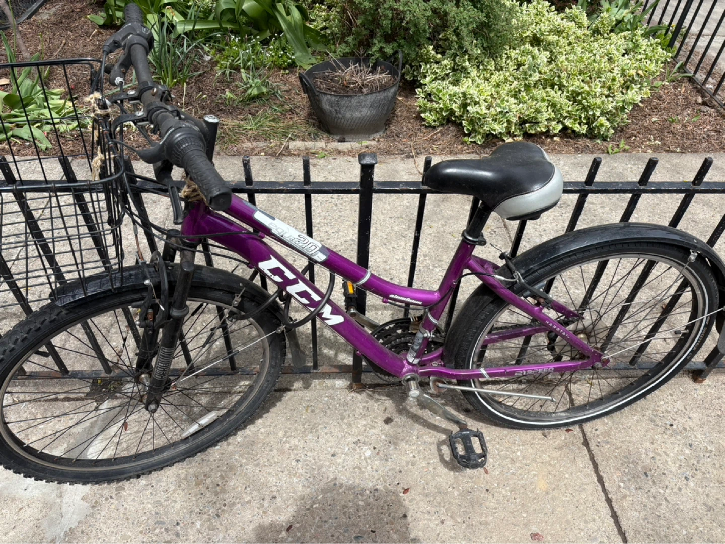 CCM T210 Bicycle with Front Basket