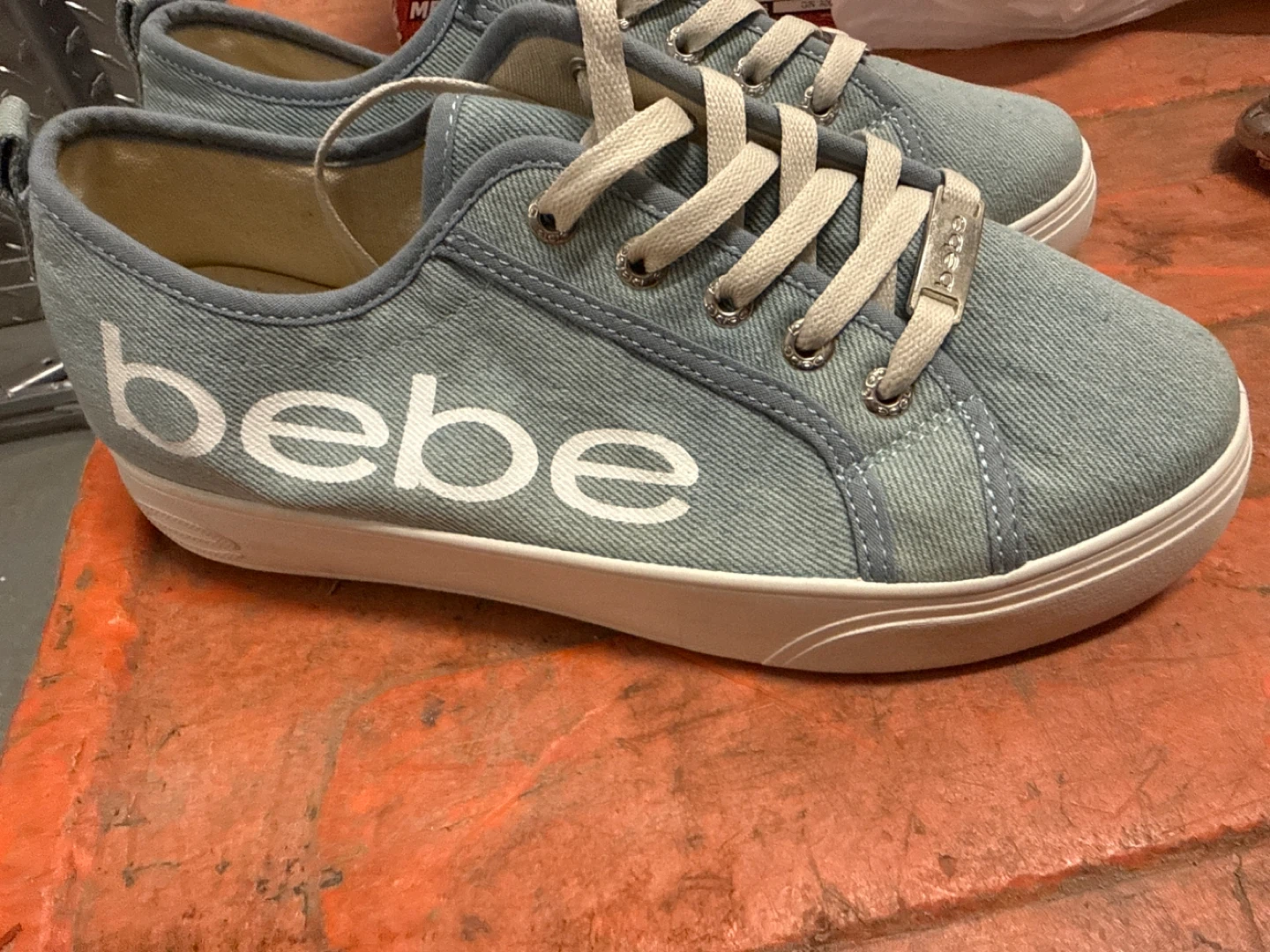 Bebe Women's Light Blue Denim Sneakers - photo 2