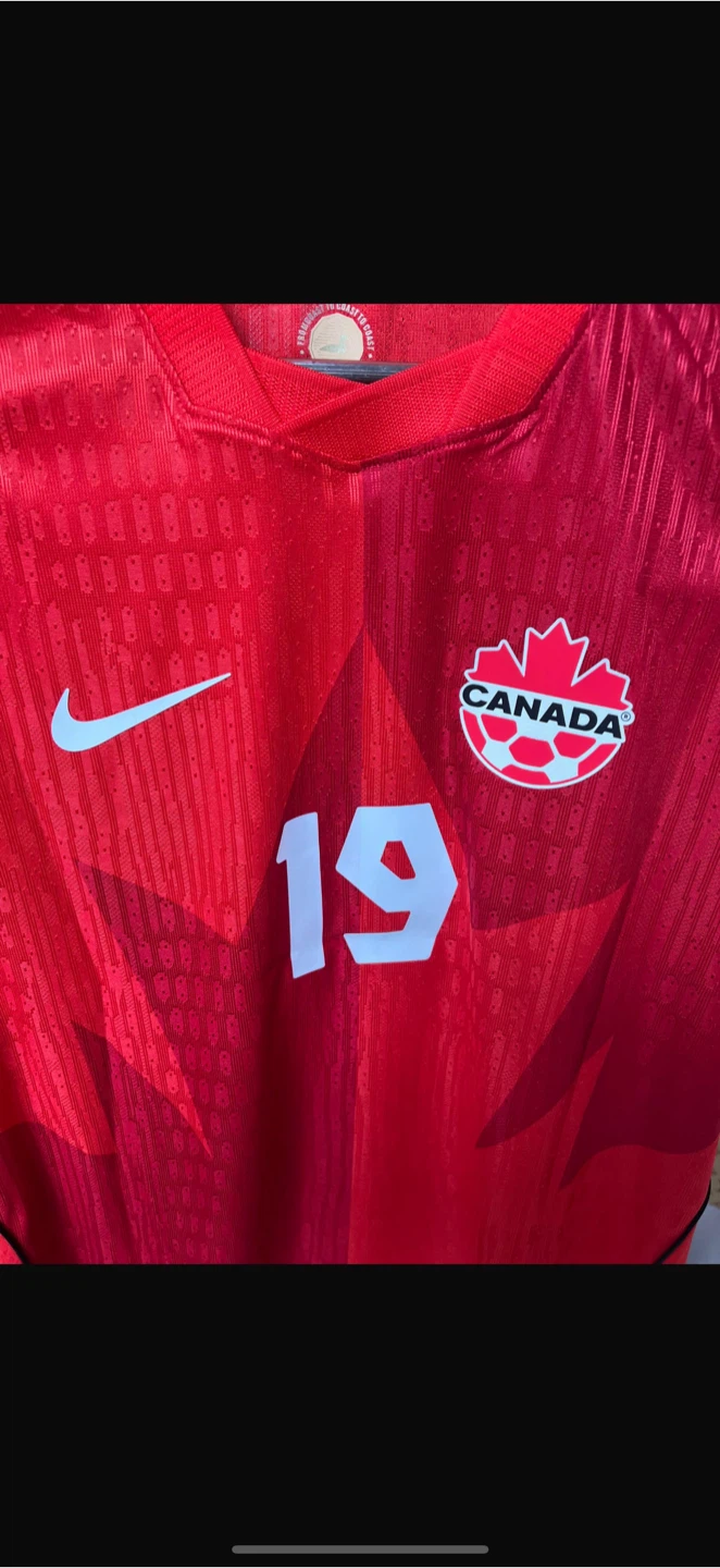 Nike Canada Soccer Jersey #19