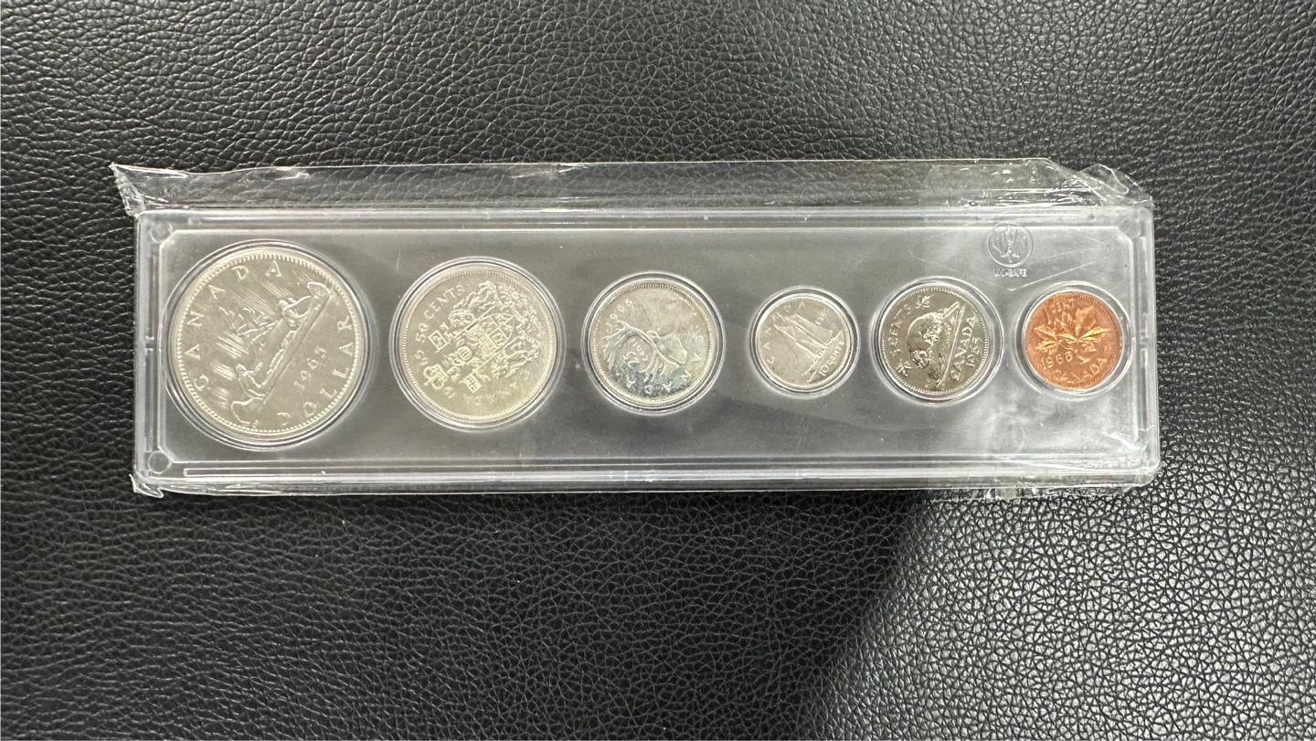 Silver 1965 Canadian Coin Set