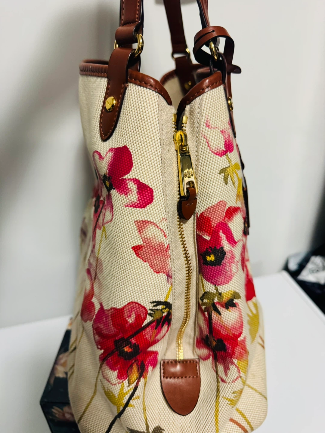 Lauren Ralph Lauren Floral Canvas Tote Bag - photo 5