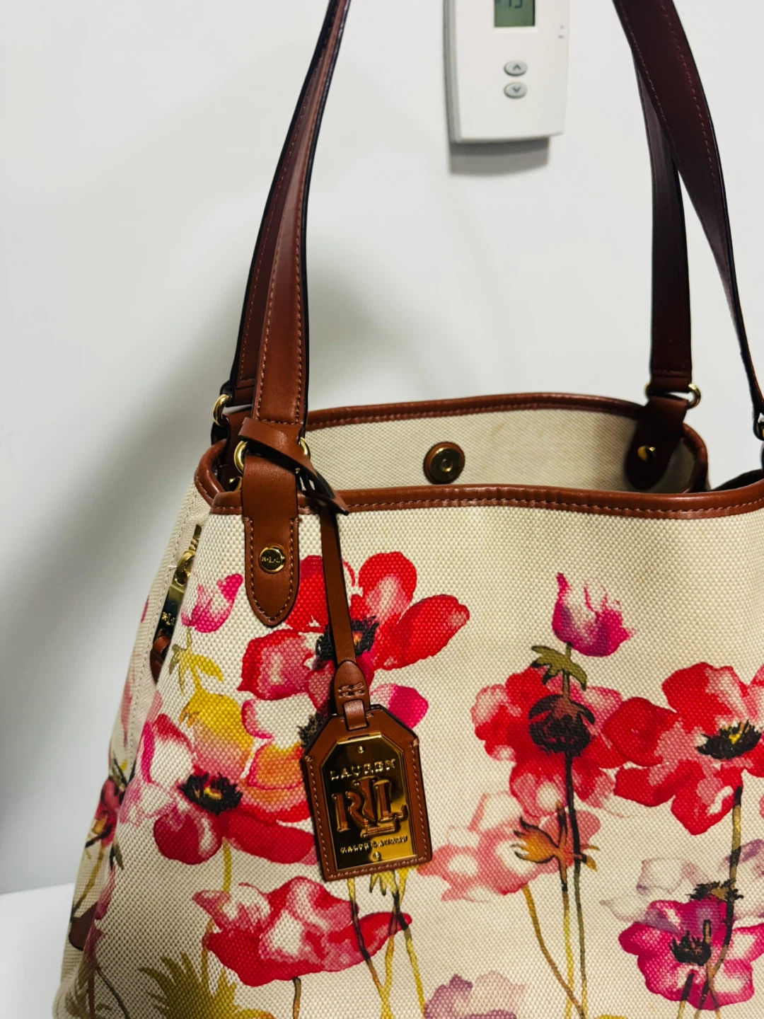 Lauren Ralph Lauren Floral Canvas Tote Bag - photo 4