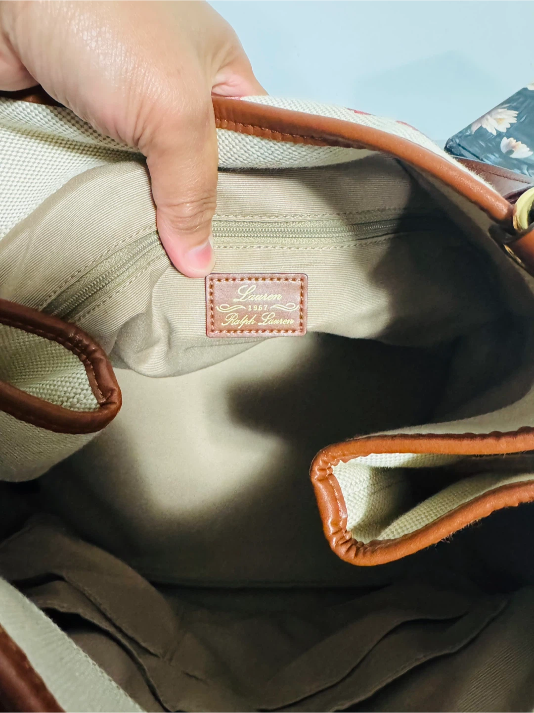 Lauren Ralph Lauren Floral Canvas Tote Bag - photo 2