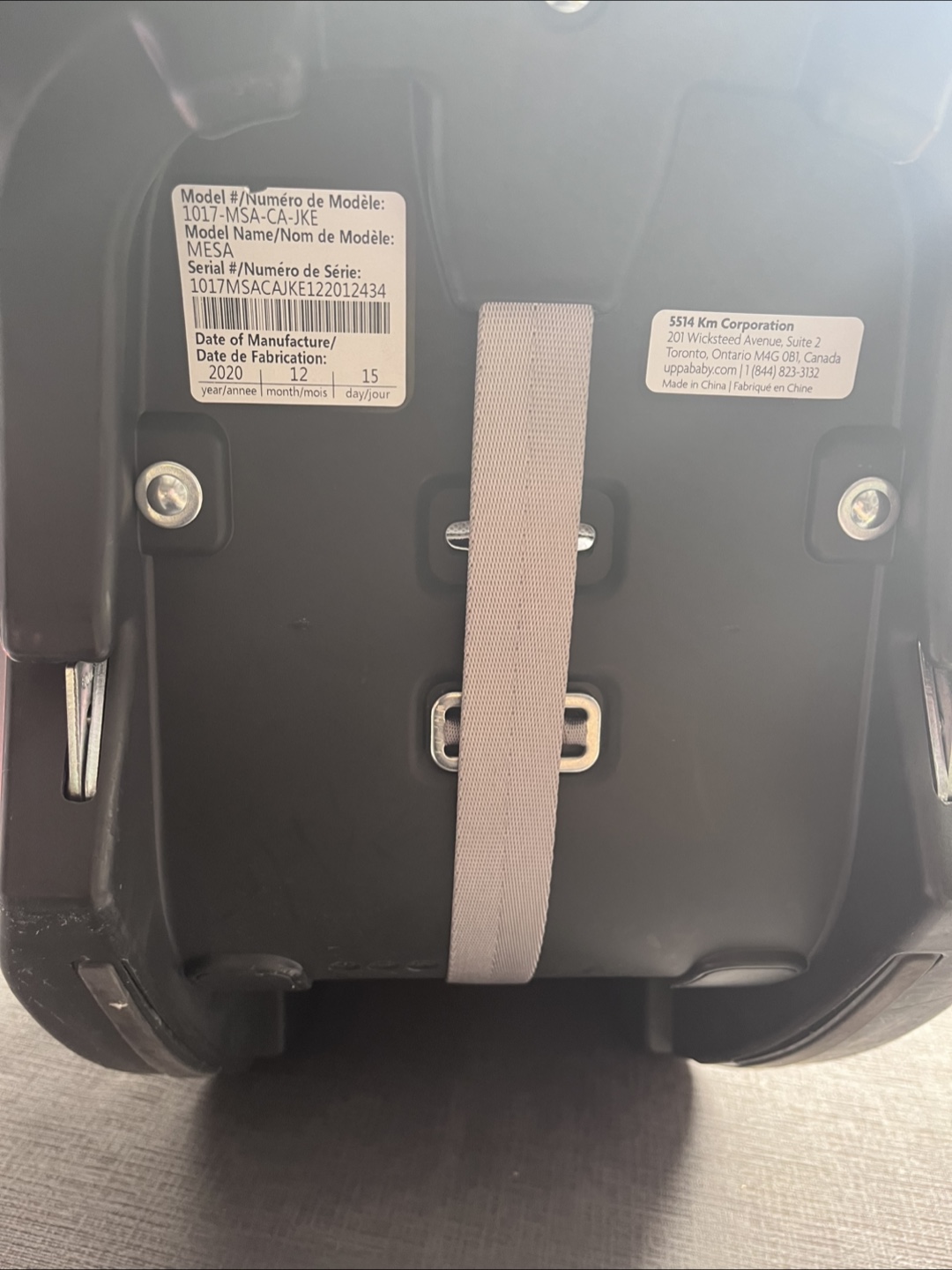 Uppababy Mesa Car seat and Base Dec. 2027 expiry - photo 4
