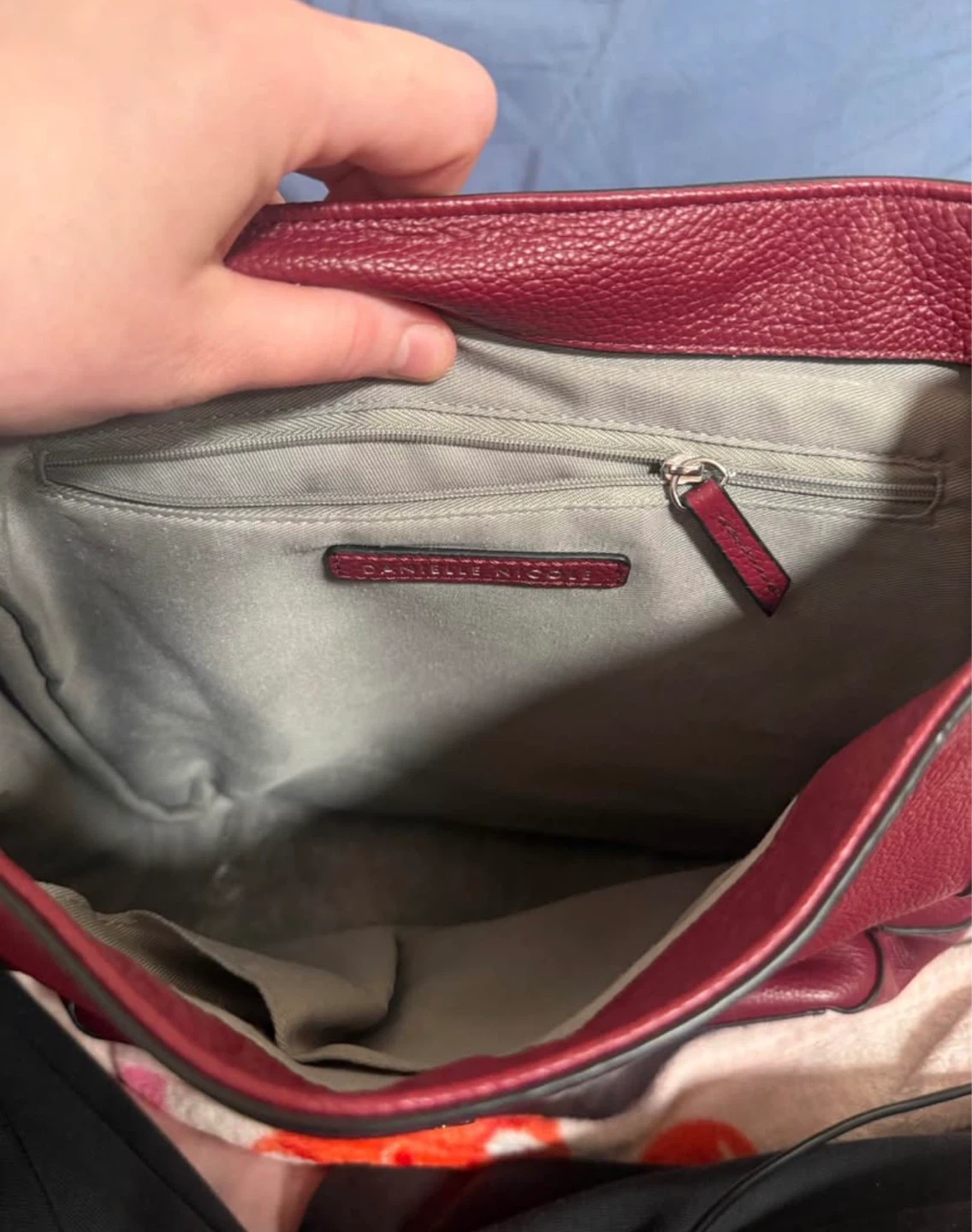 Red Leather Backpack - photo 3